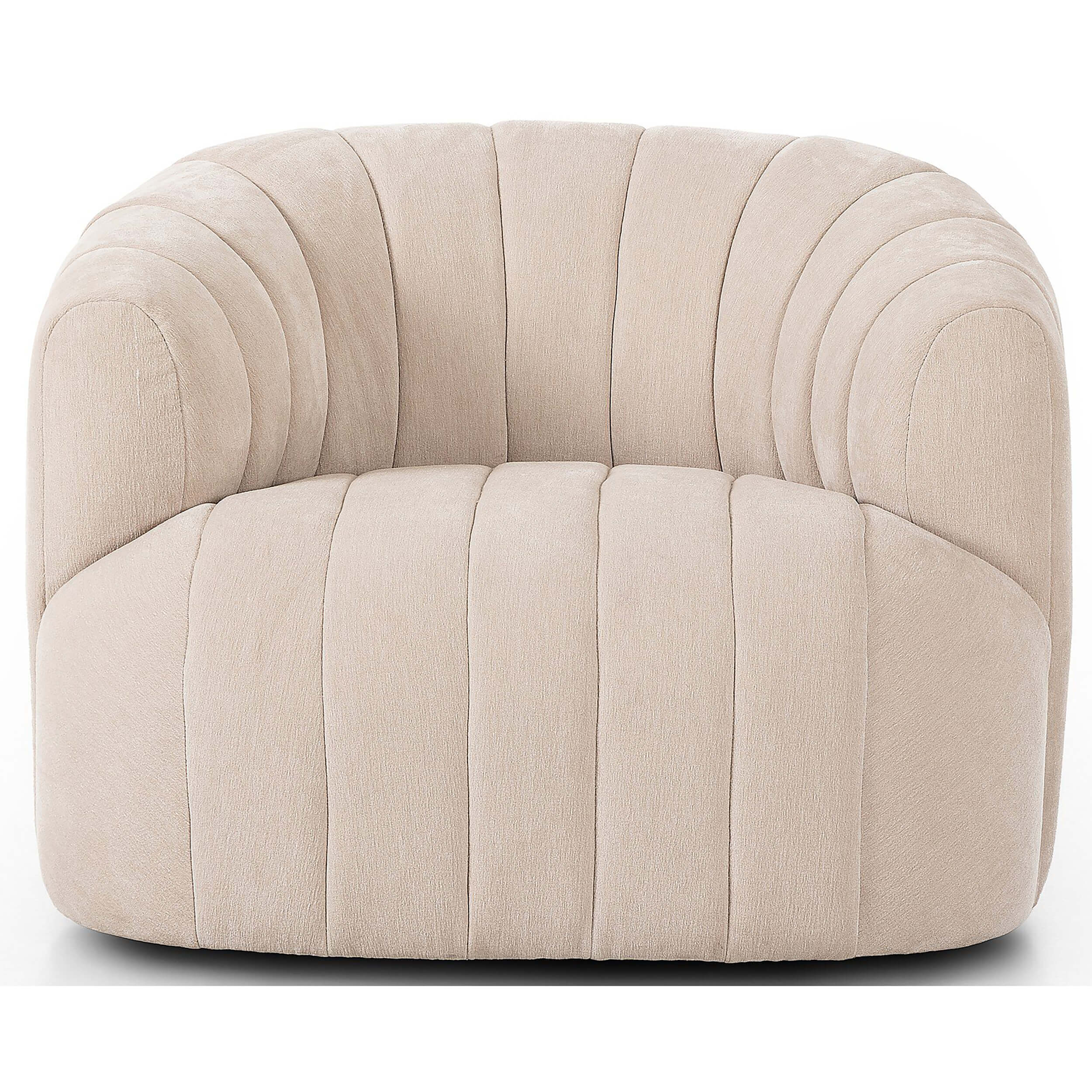 Elliana Swivel Chair, Blamont Cream by Four Hands - Image 2