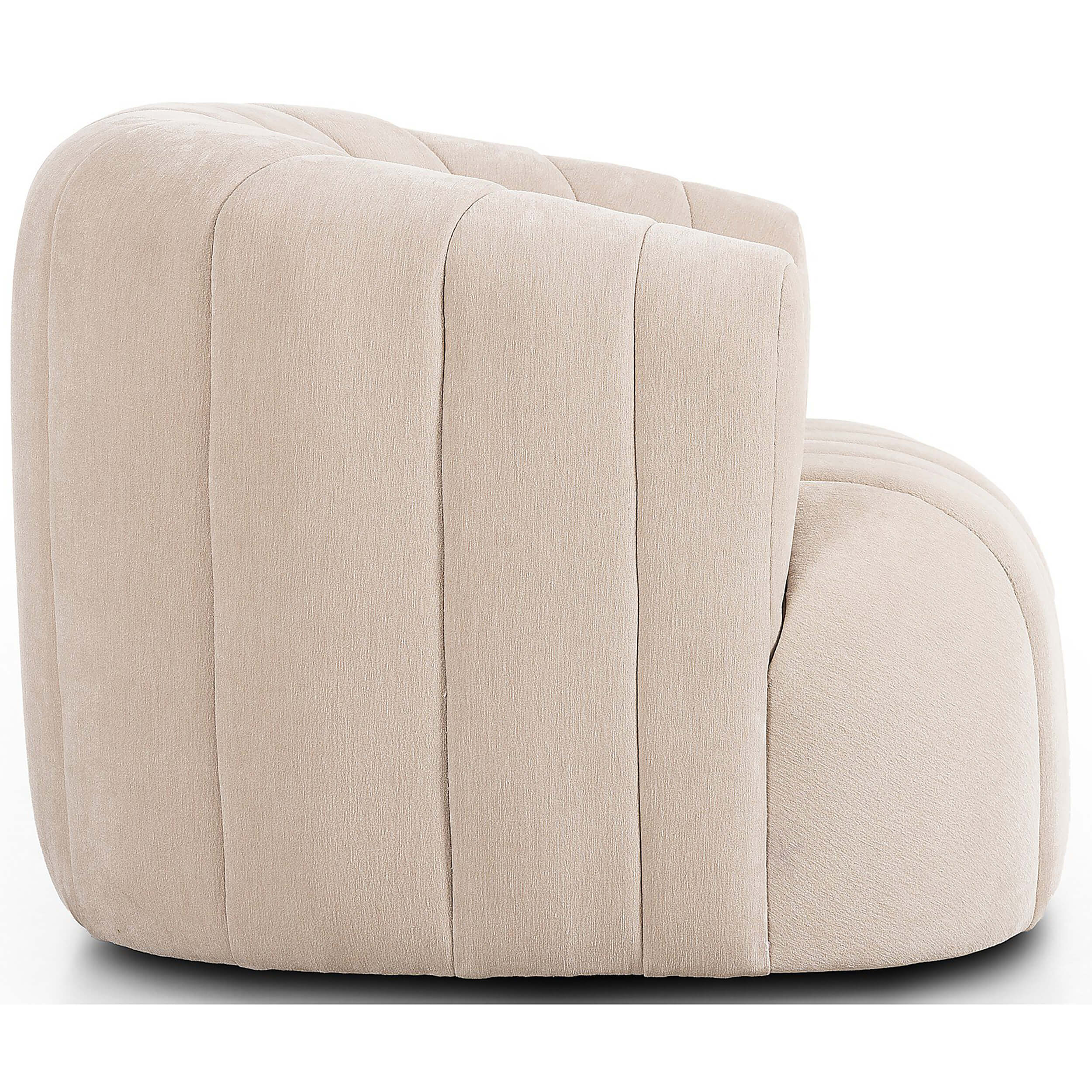 Elliana Swivel Chair, Blamont Cream by Four Hands - Image 3