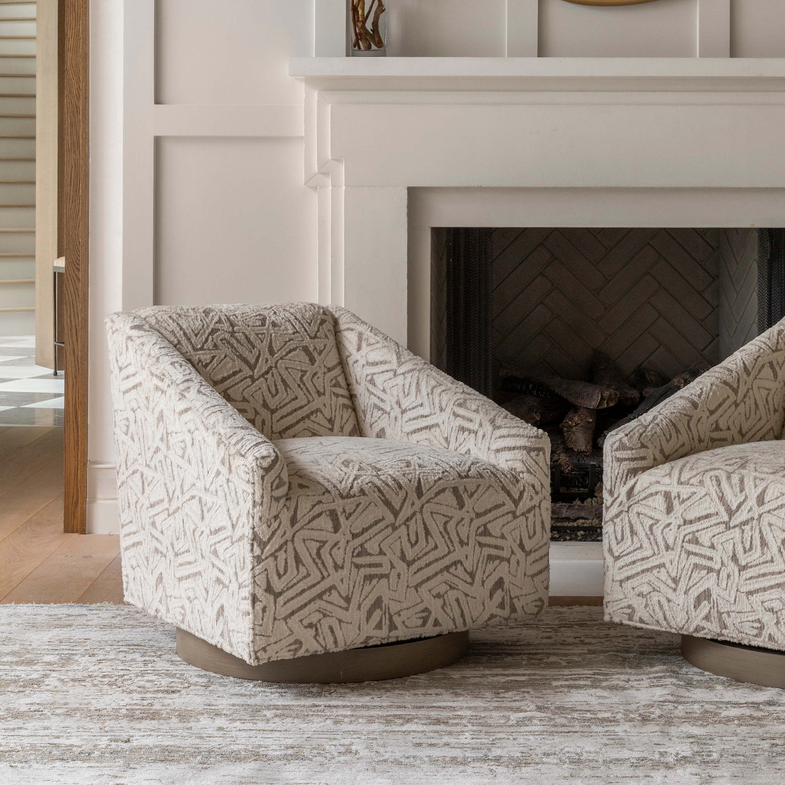 Ellie Swivel Chair, Alice Natural - Image 5