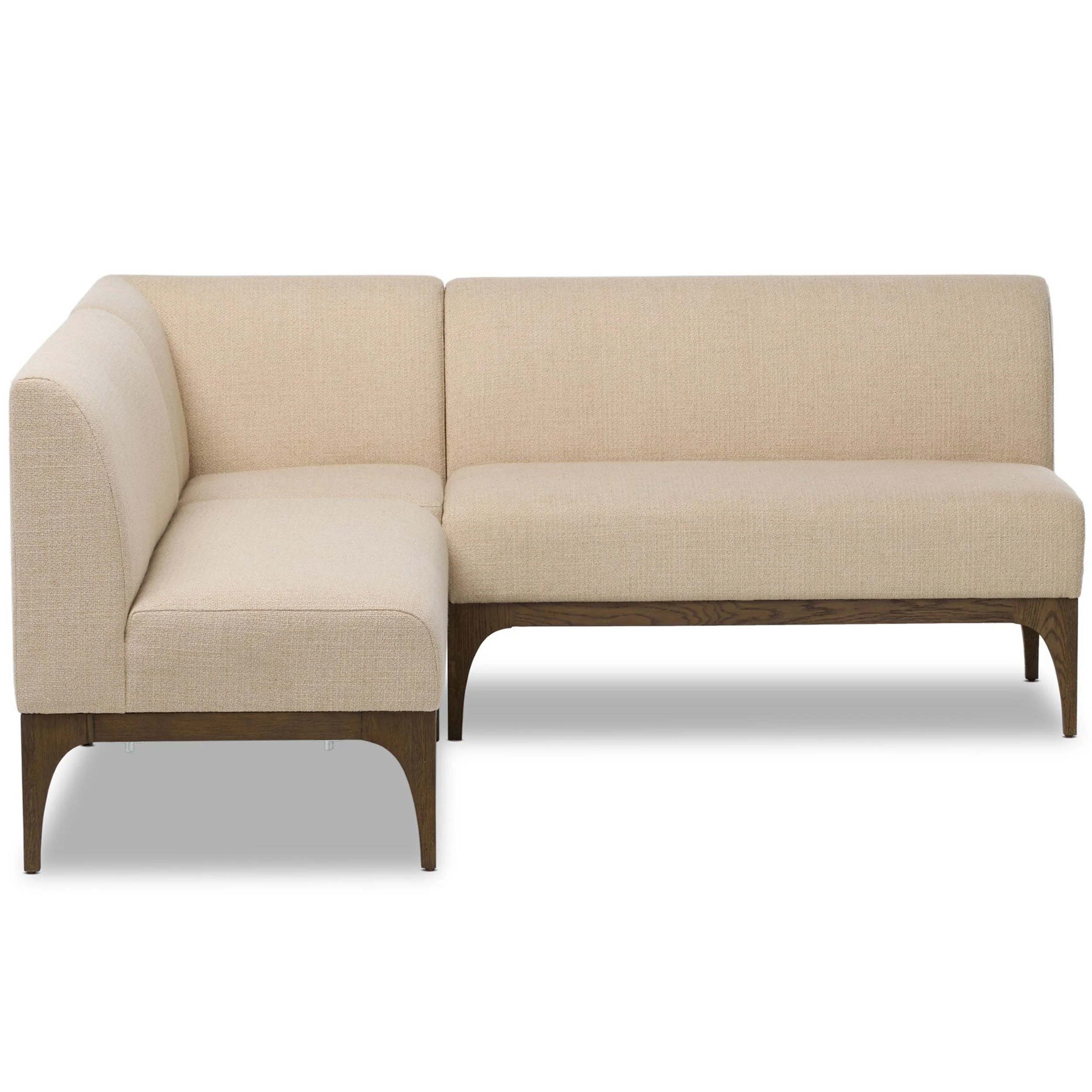 Ellington L-Shape Dining Banquette, Irving Taupe by Four Hands