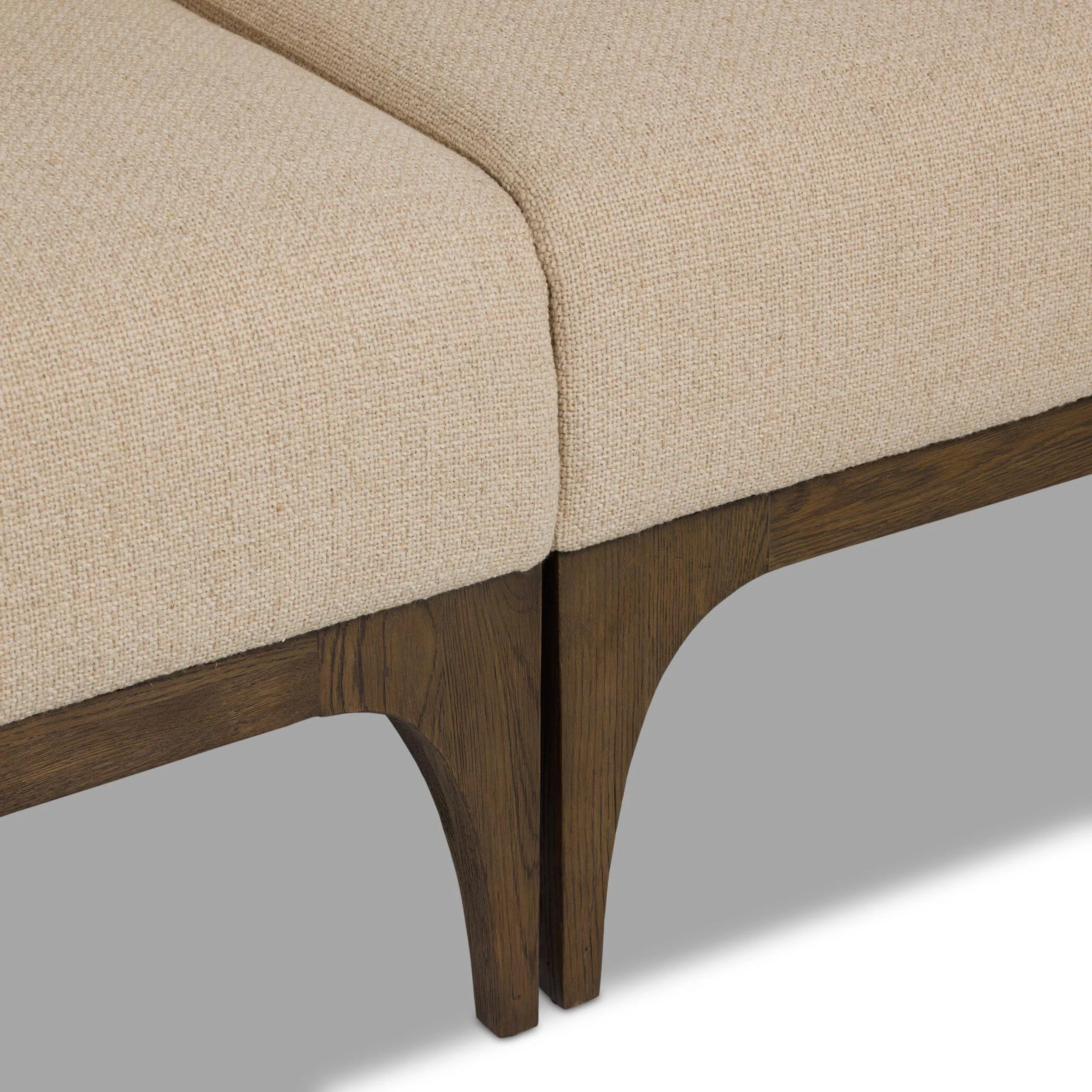 Ellington L-Shape Dining Banquette, Irving Taupe by Four Hands - Image 9