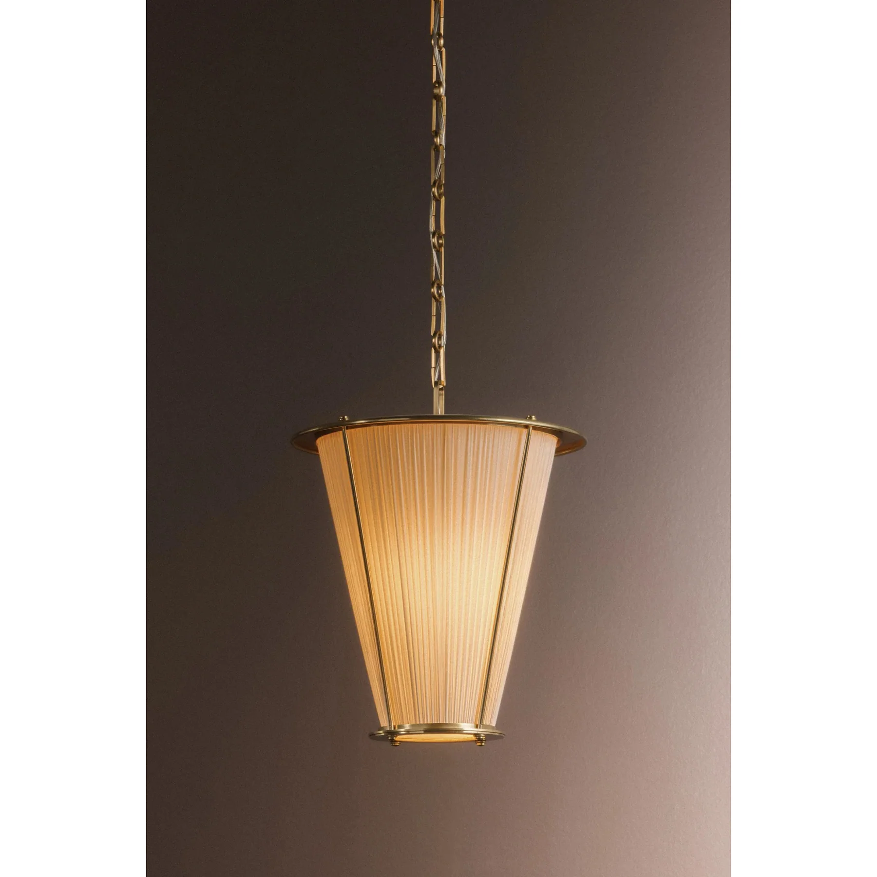 Ellsworth Lantern Pendant, Aged Brass - Image 2