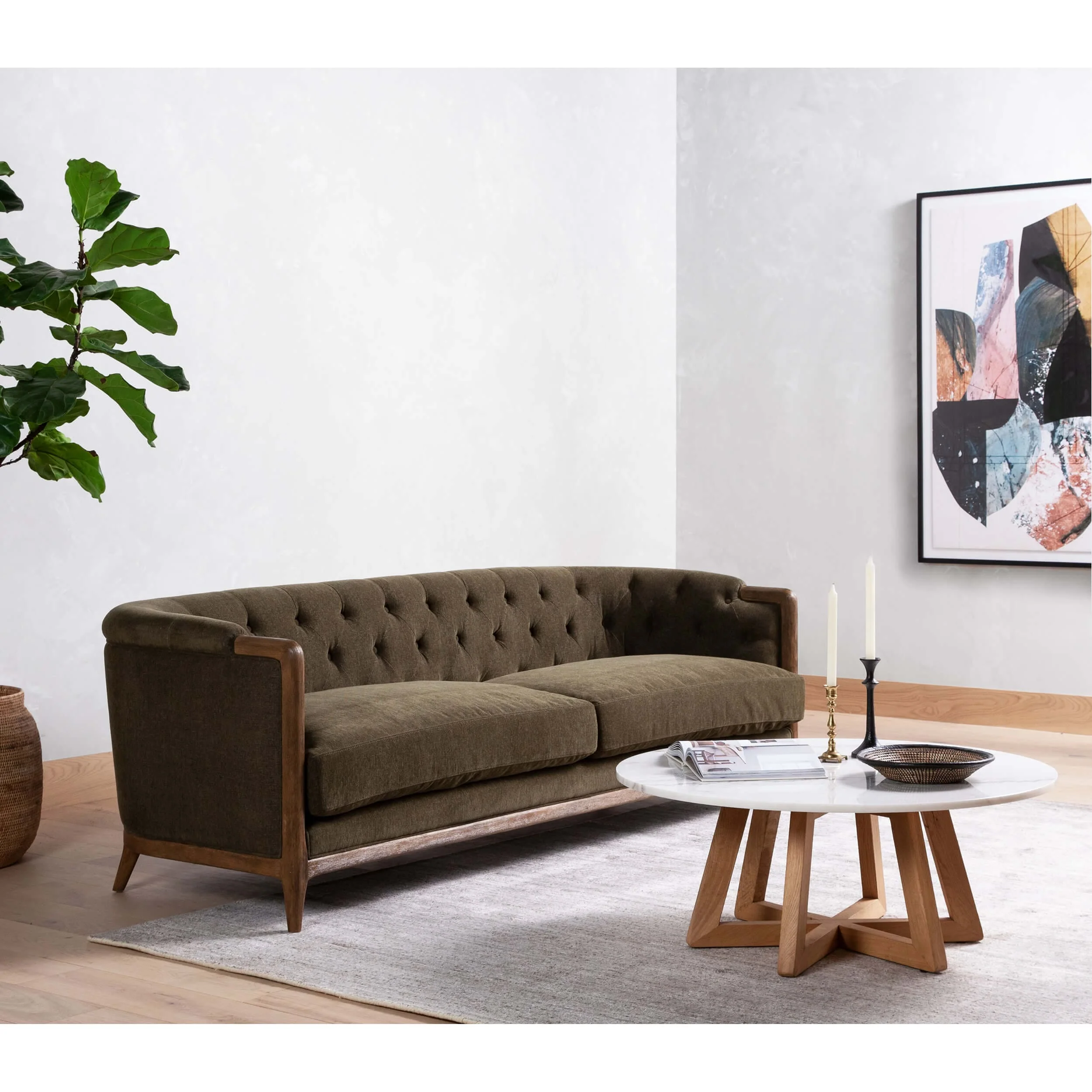 Ellsworth Sofa, Sutton Olive by Four Hands - Image 5