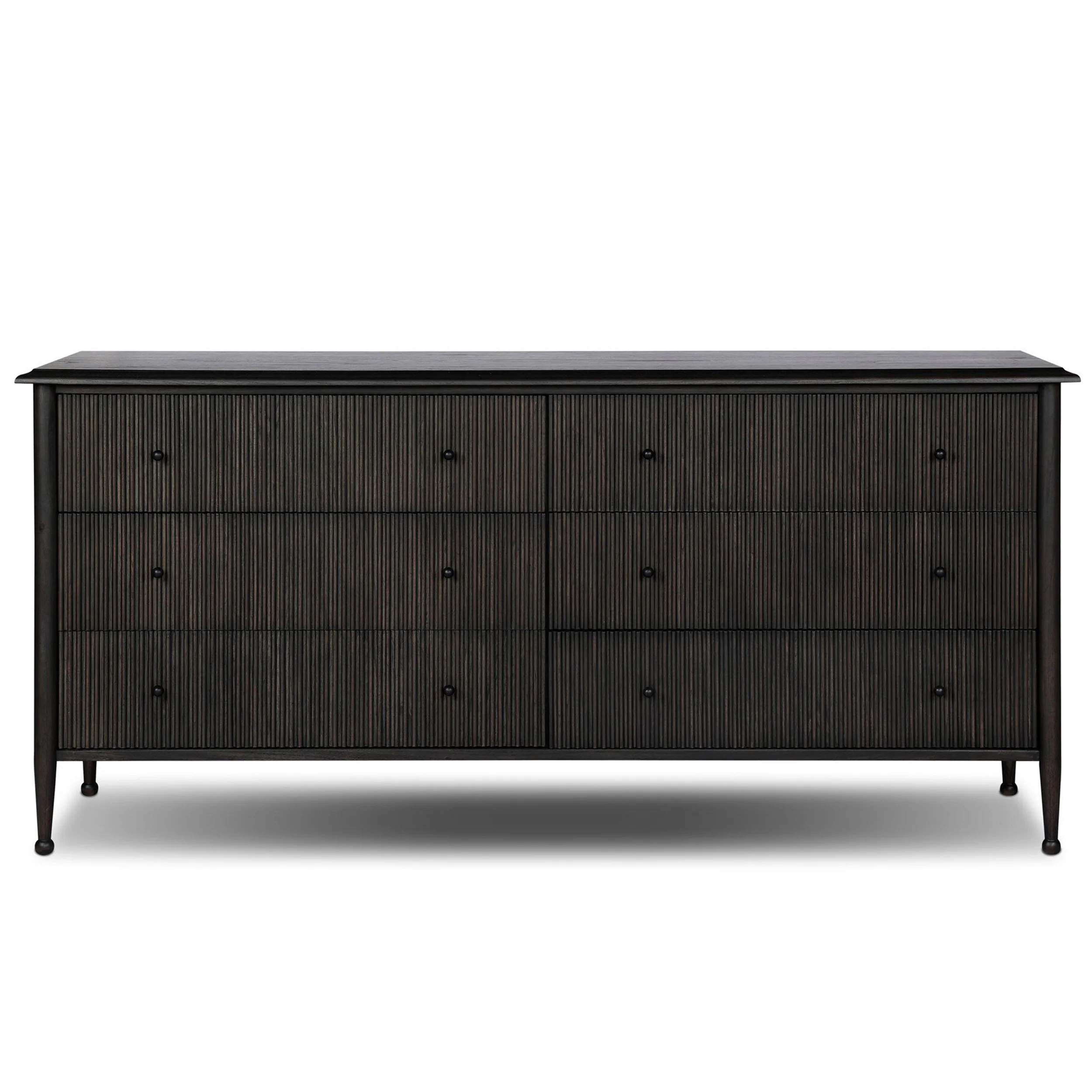 Eloise 6 Drawer Dresser, Smoked Black by Amber Lewis x Four Hands - Image 2