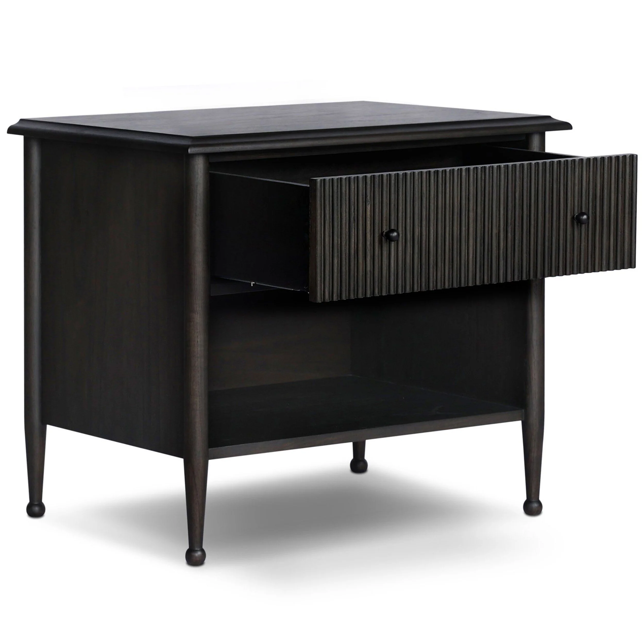 Eloise Nightstand, Smoked Black by Amber Lewis x Four Hands - Image 4