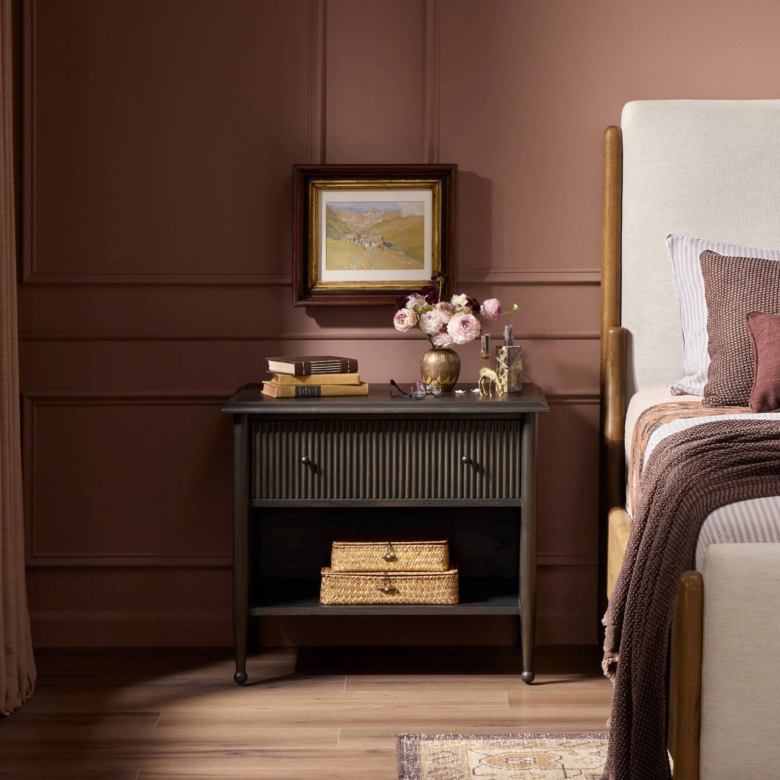 Eloise Nightstand, Smoked Black by Amber Lewis x Four Hands - Image 7