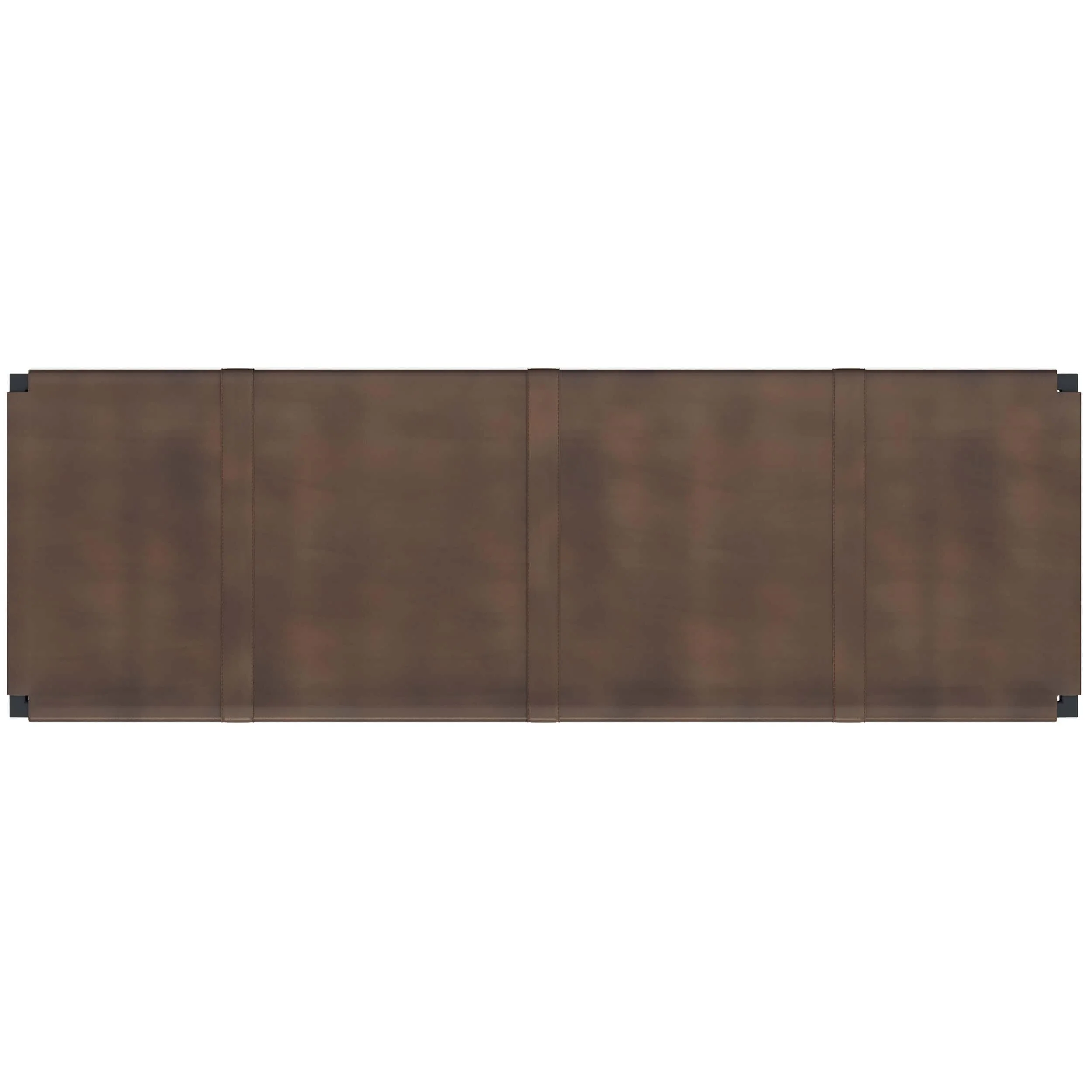 Elon Leather Bench, Vintage Cognac - Image 3