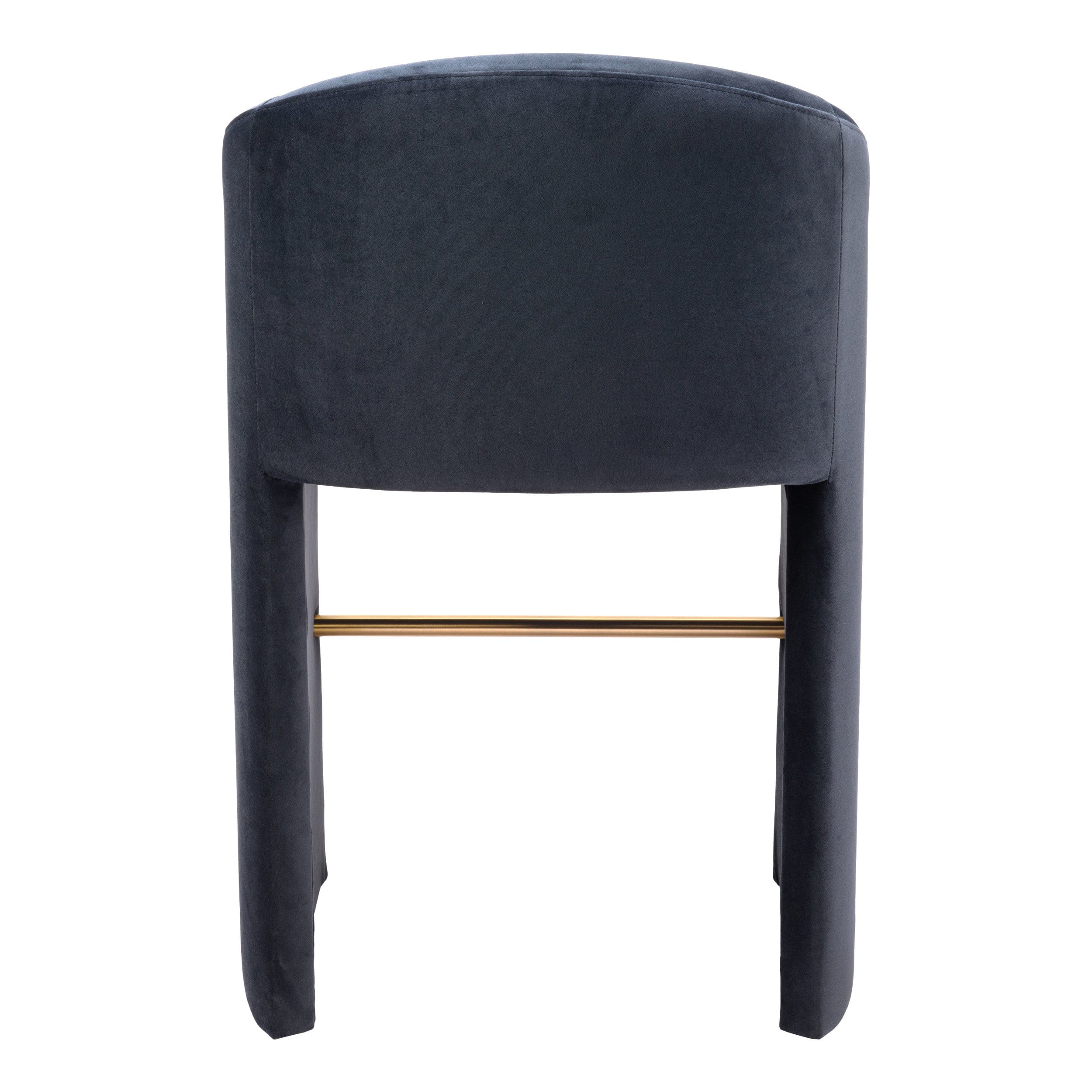 Emas Bar Stool, Midnight Gray - Image 3