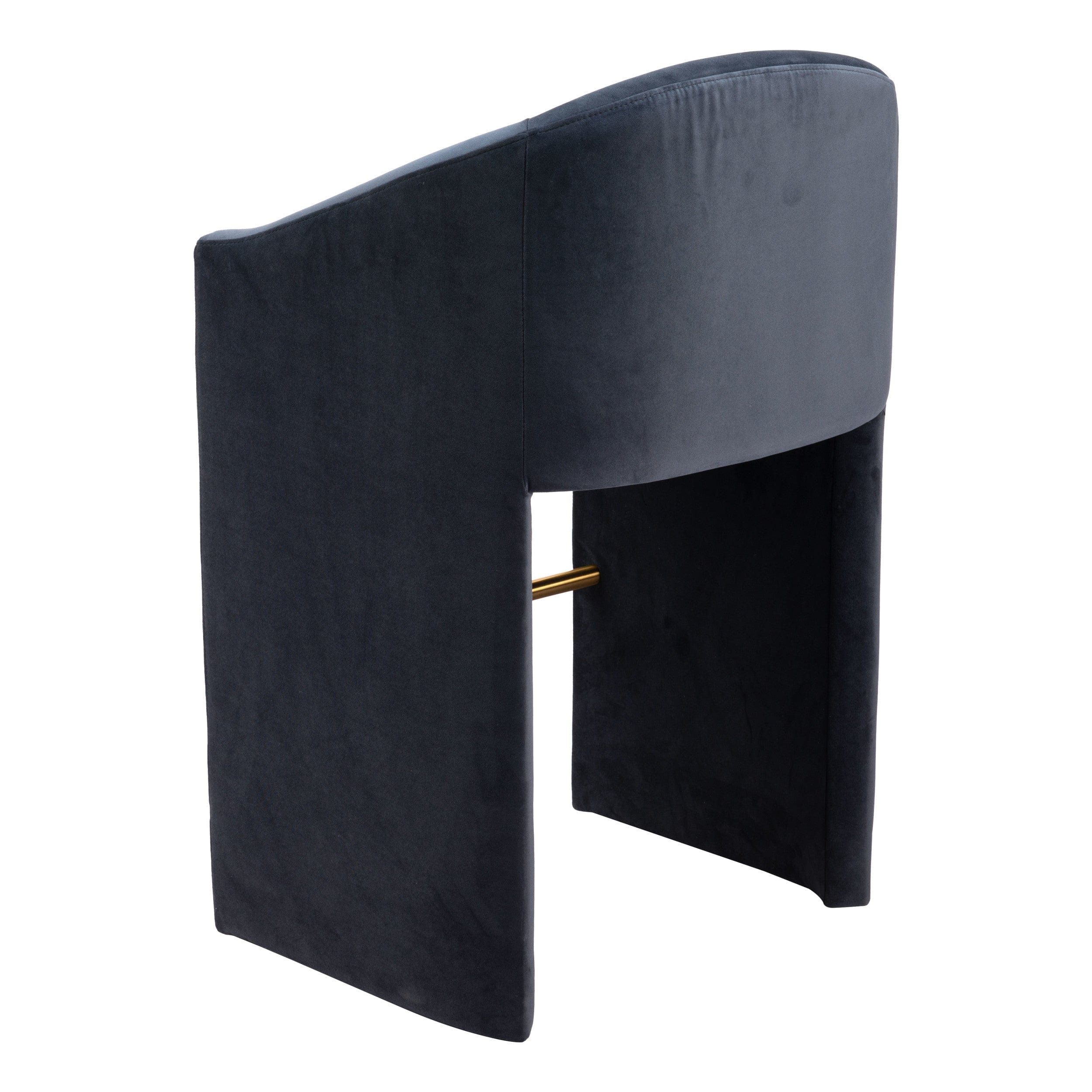 Emas Bar Stool, Midnight Gray - Image 7