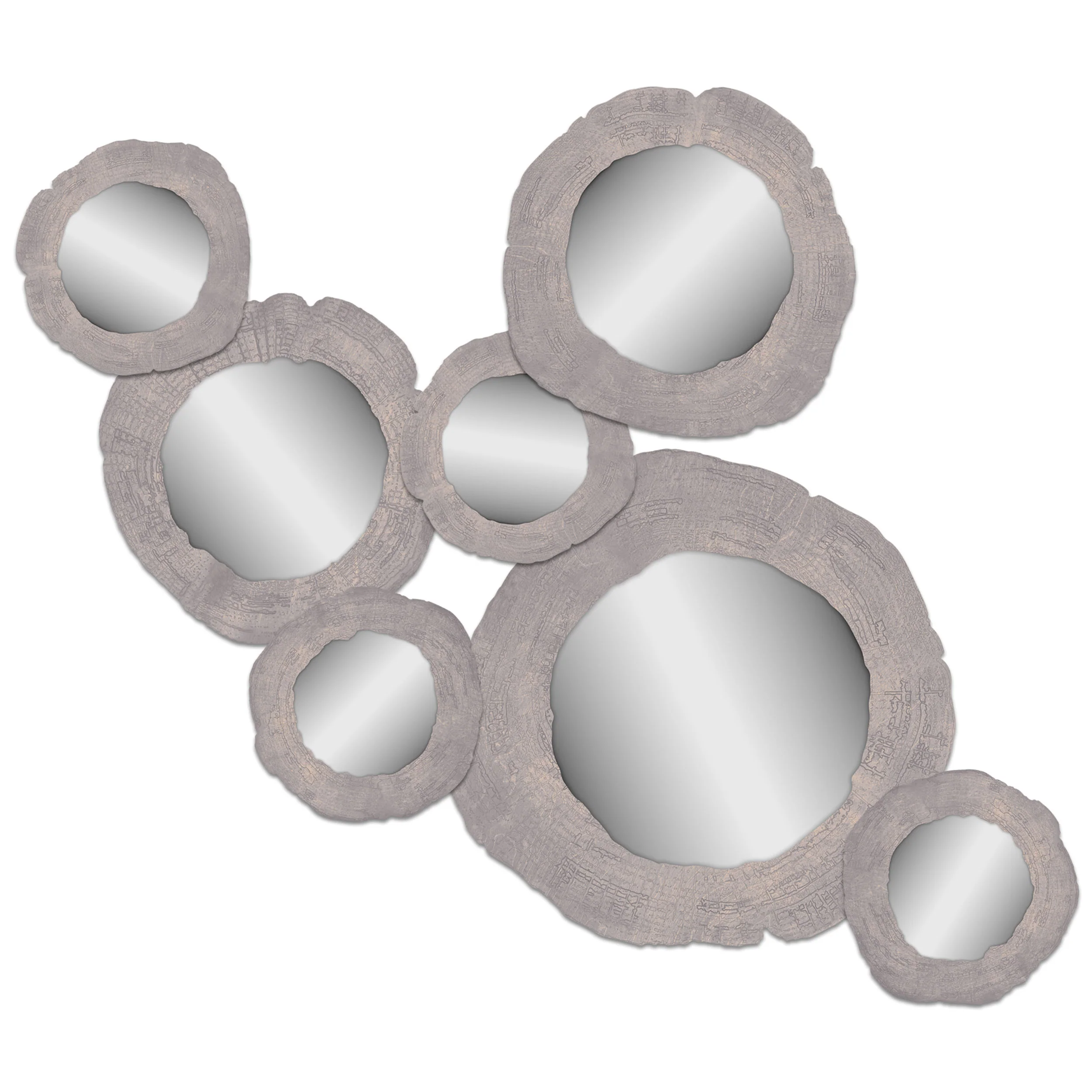 Embers of Growth IV, Grey, Set of 7