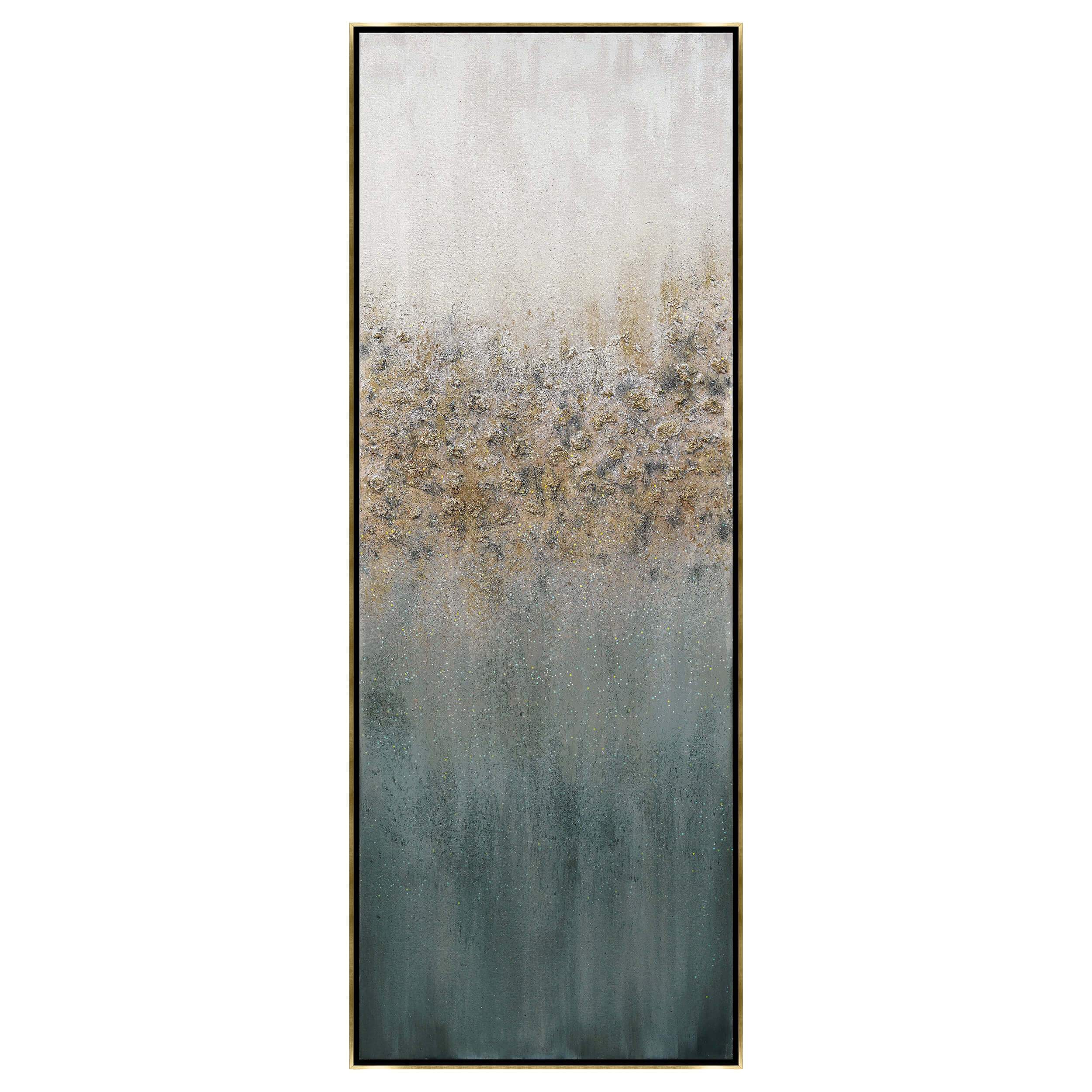 Emerald Drapery III Framed