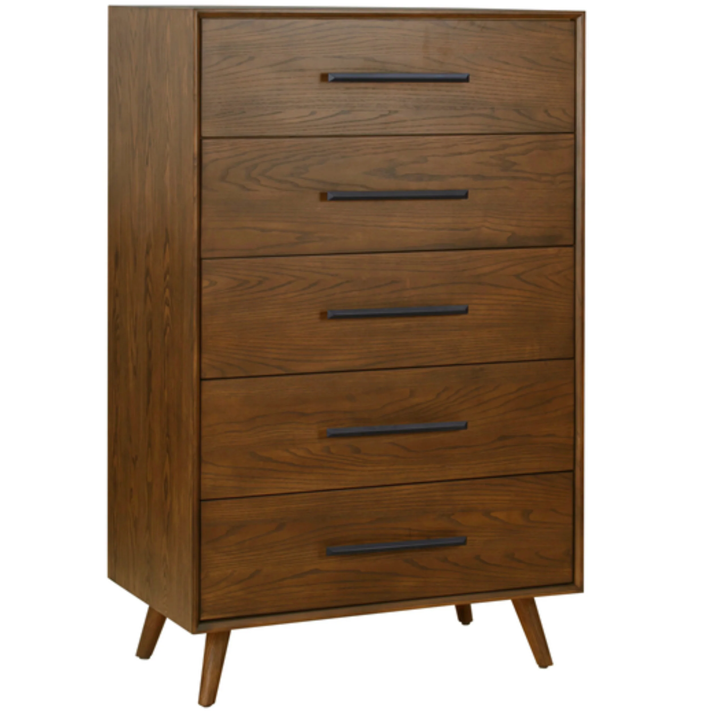 Emery 5 Drawer Chest, Walnut