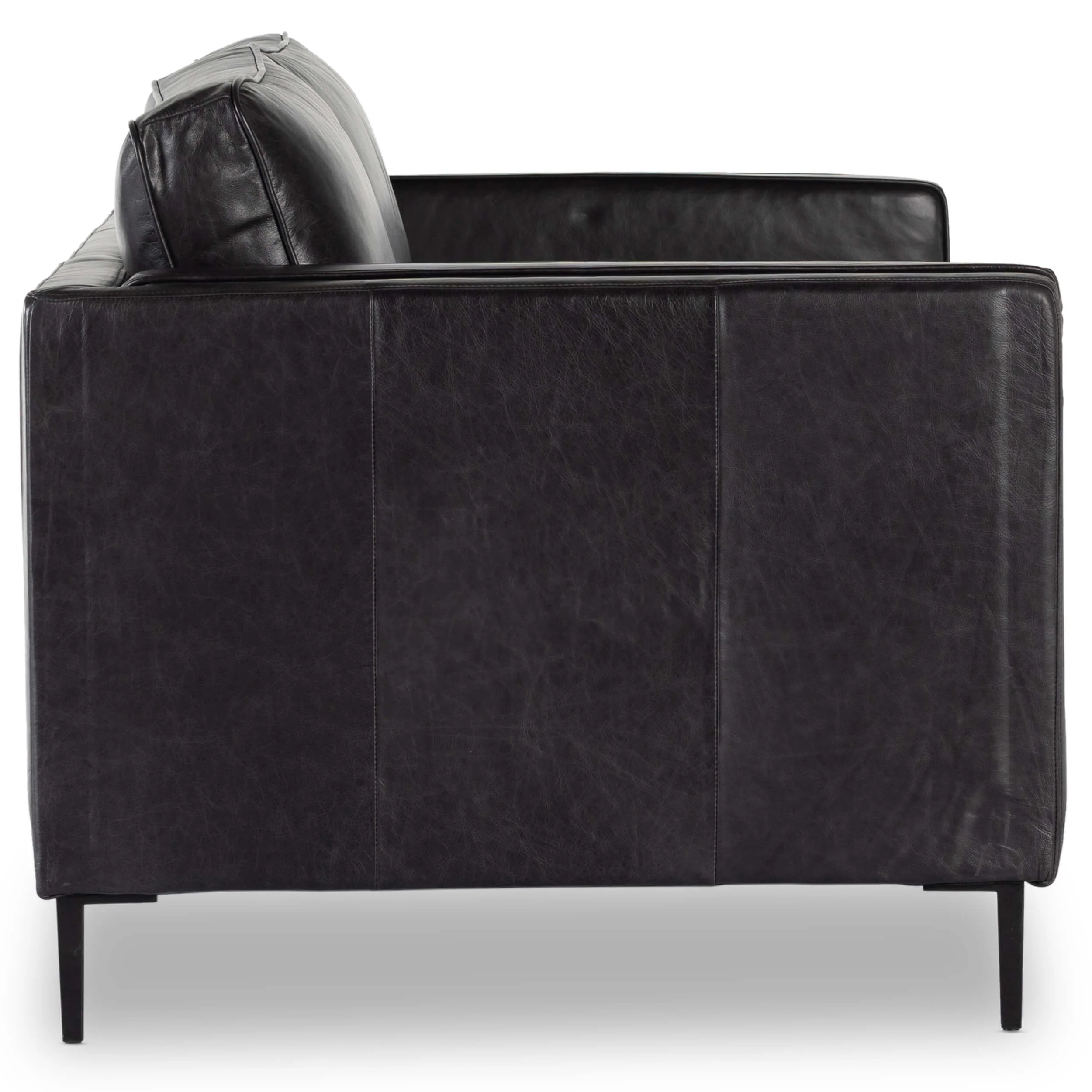 Emery Leather Sofa, Sonoma Black - Image 3