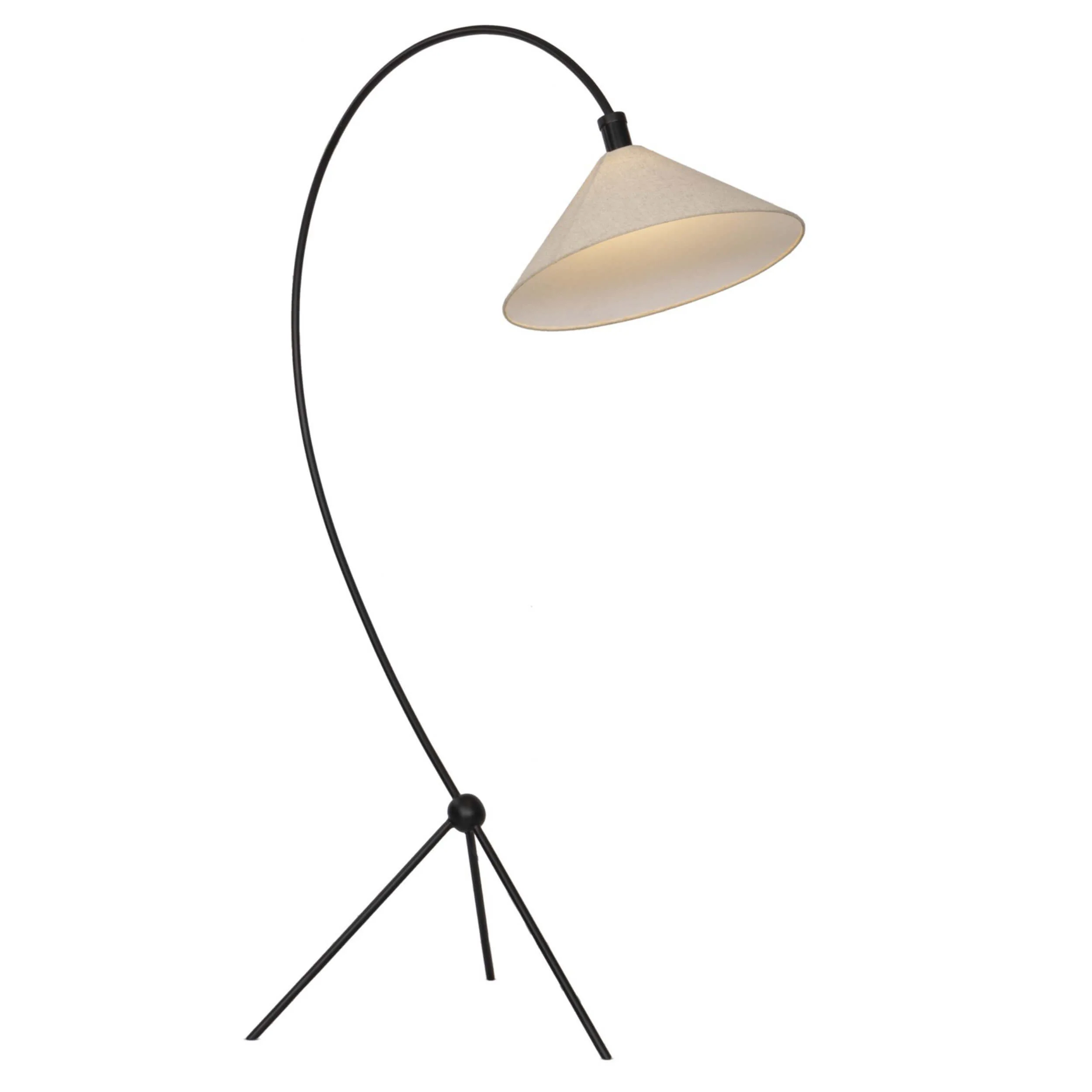 Emile Floor Lamp, Matte Black by Four Hands - Image 2