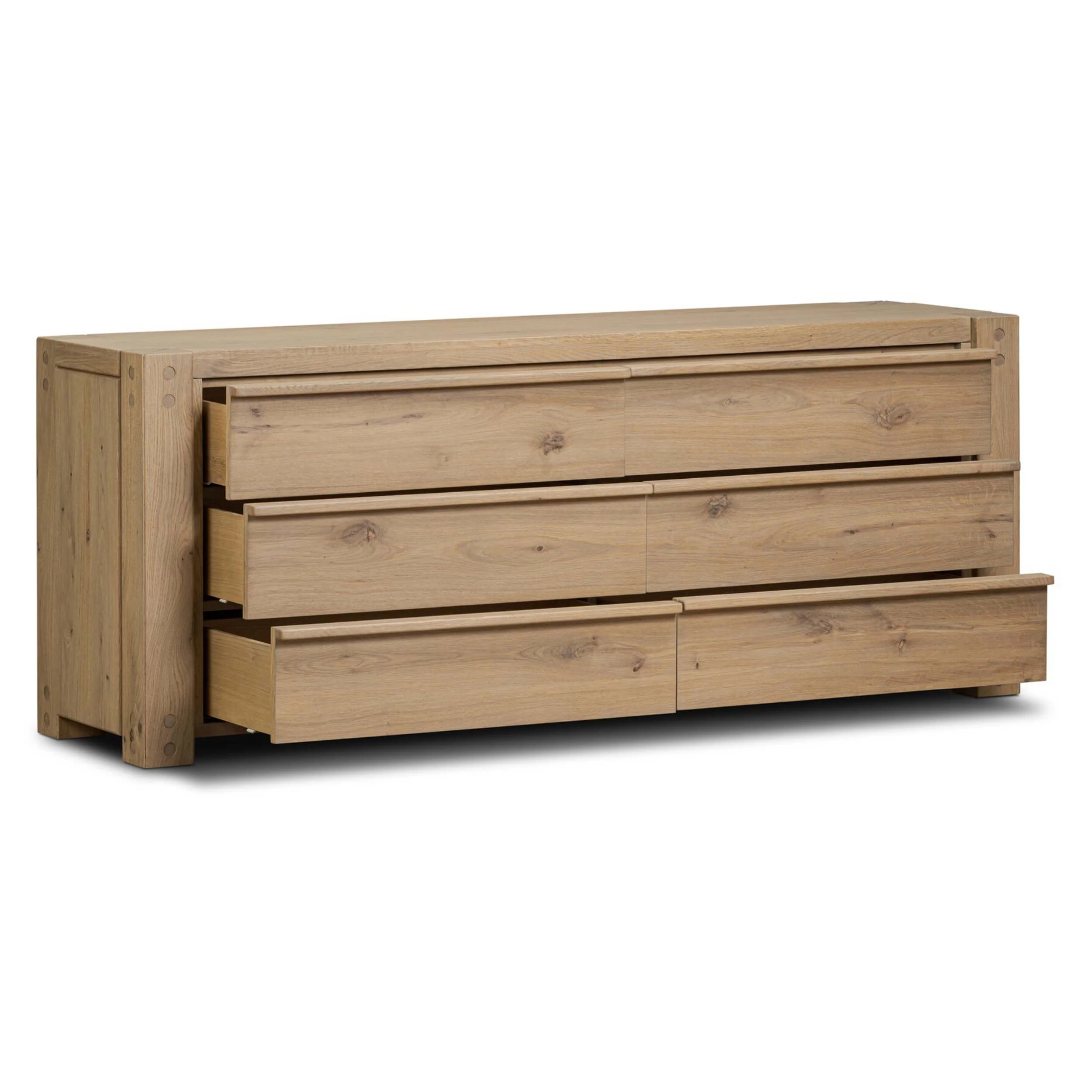 Emmer 6 Drawer Dresser, Aged Smoked by Four Hands - Image 6