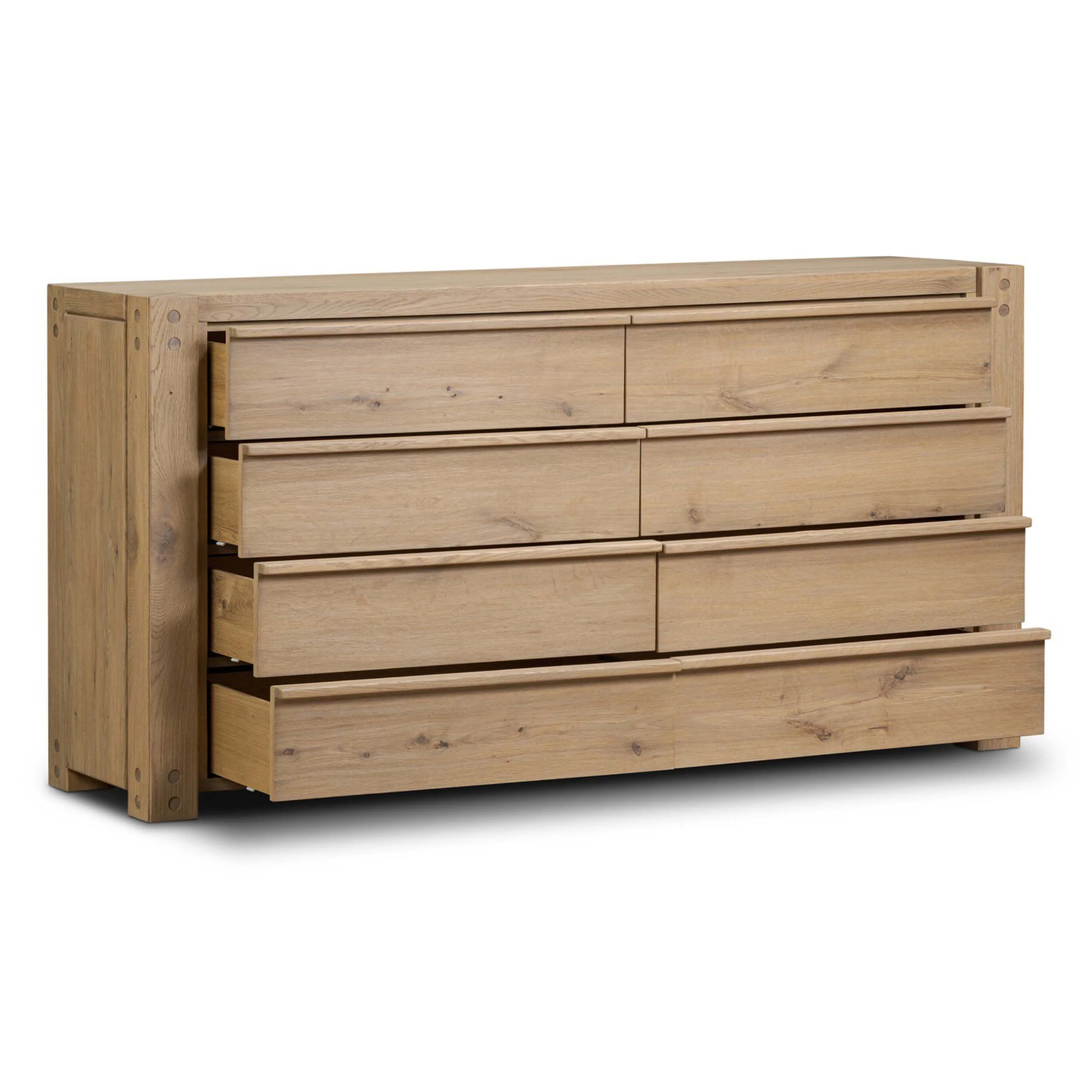 Emmer 8 Drawer Dresser, Aged Smoked by Four Hands - Image 4