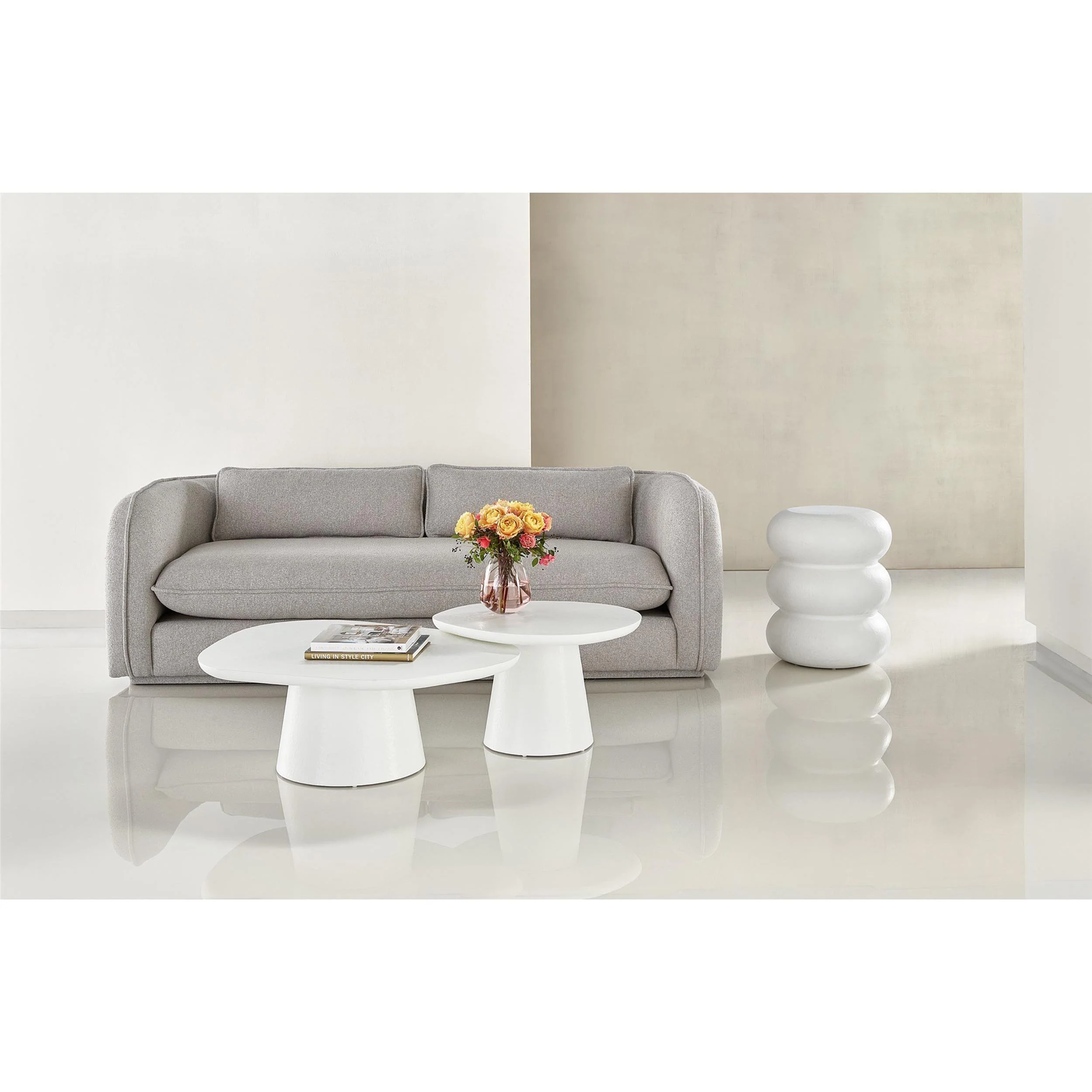 Enlightenment Side Table, Milky Mushroom - Image 2