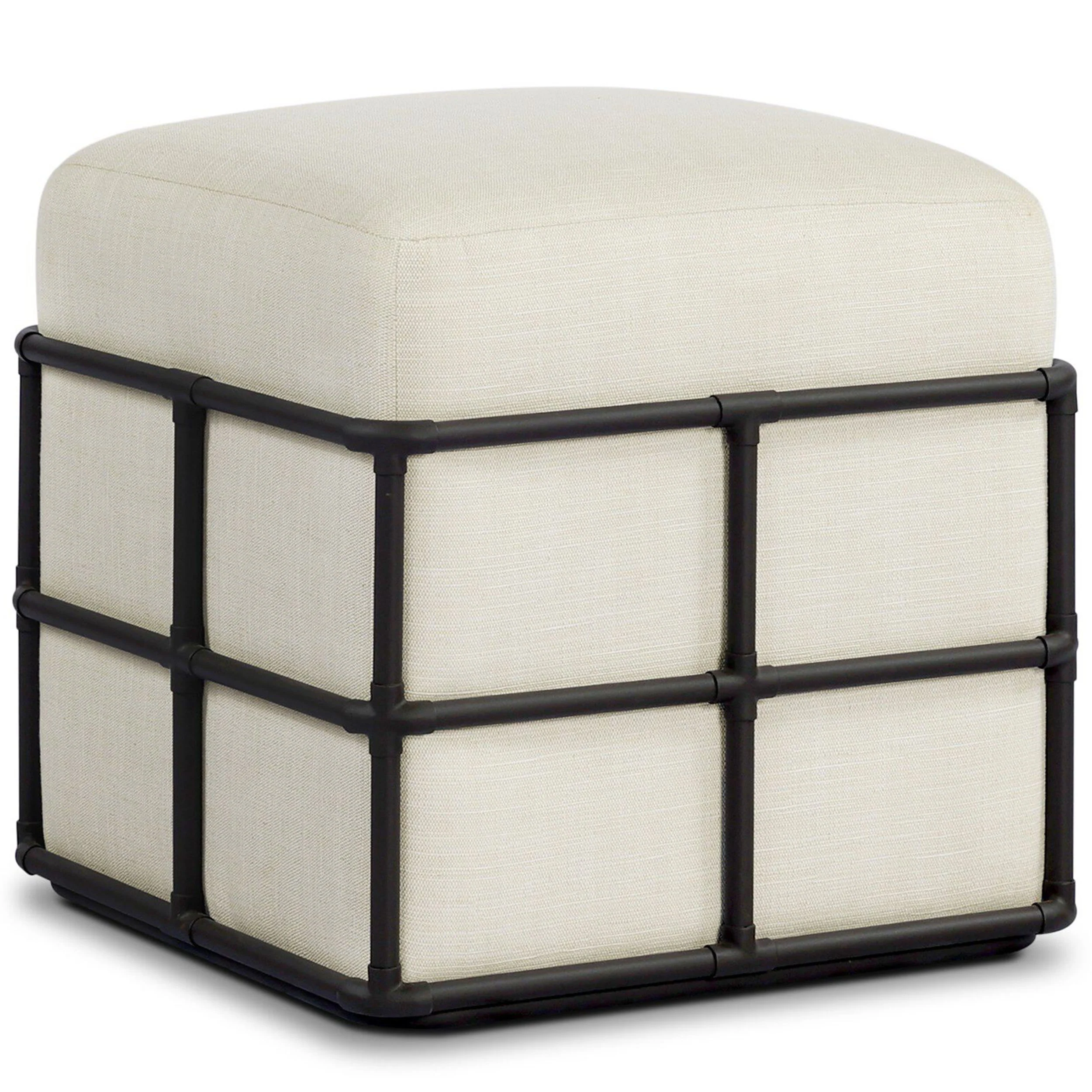 Enola Outdoor Stool, Vergo Cream by Four Hands