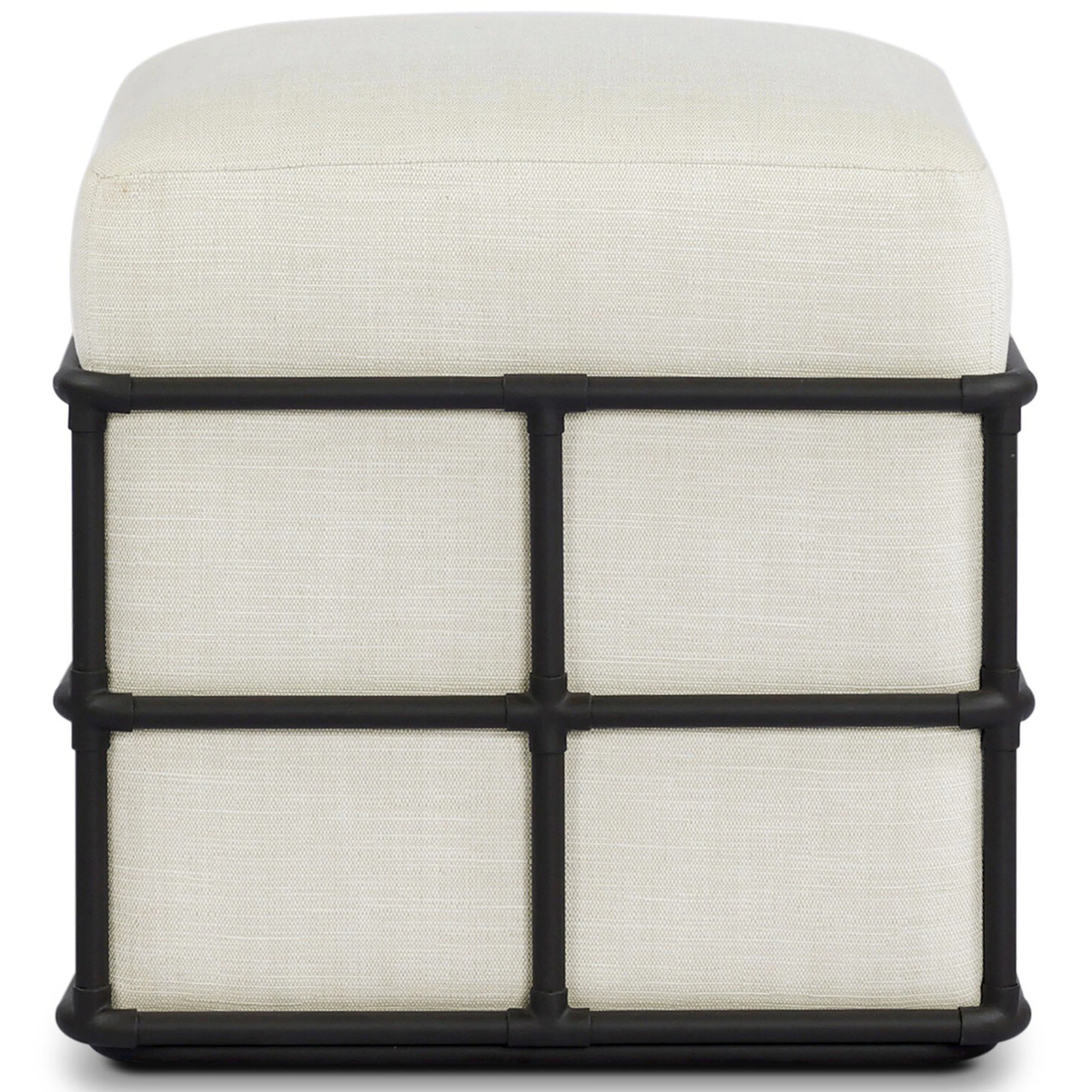 Enola Outdoor Stool, Vergo Cream by Four Hands - Image 2