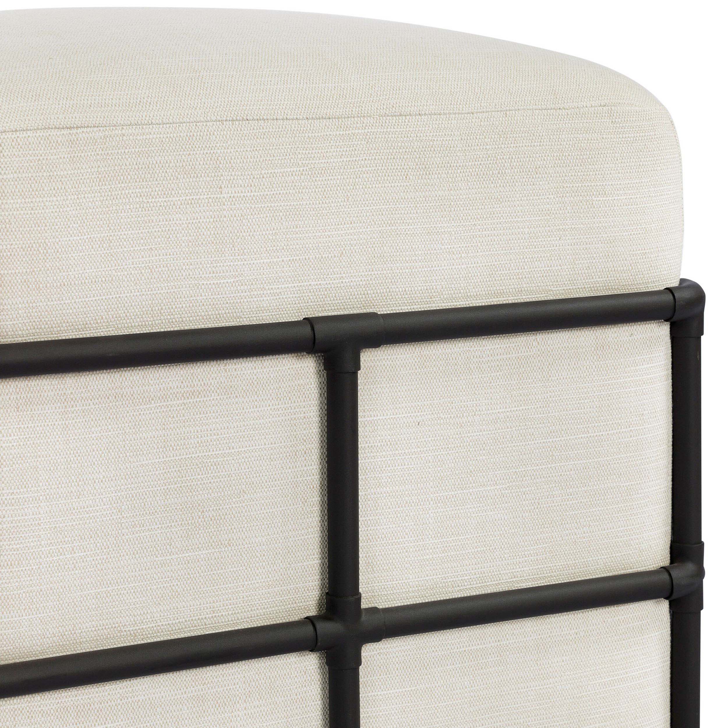 Enola Outdoor Stool, Vergo Cream by Four Hands - Image 4