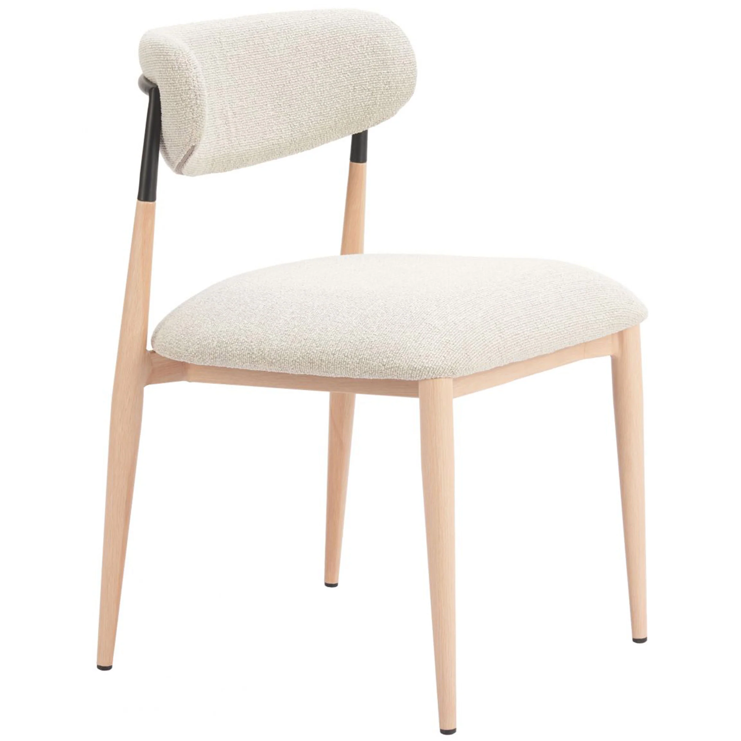 Equinox Armless Dining Chair, Oyster Gray, Set of 2