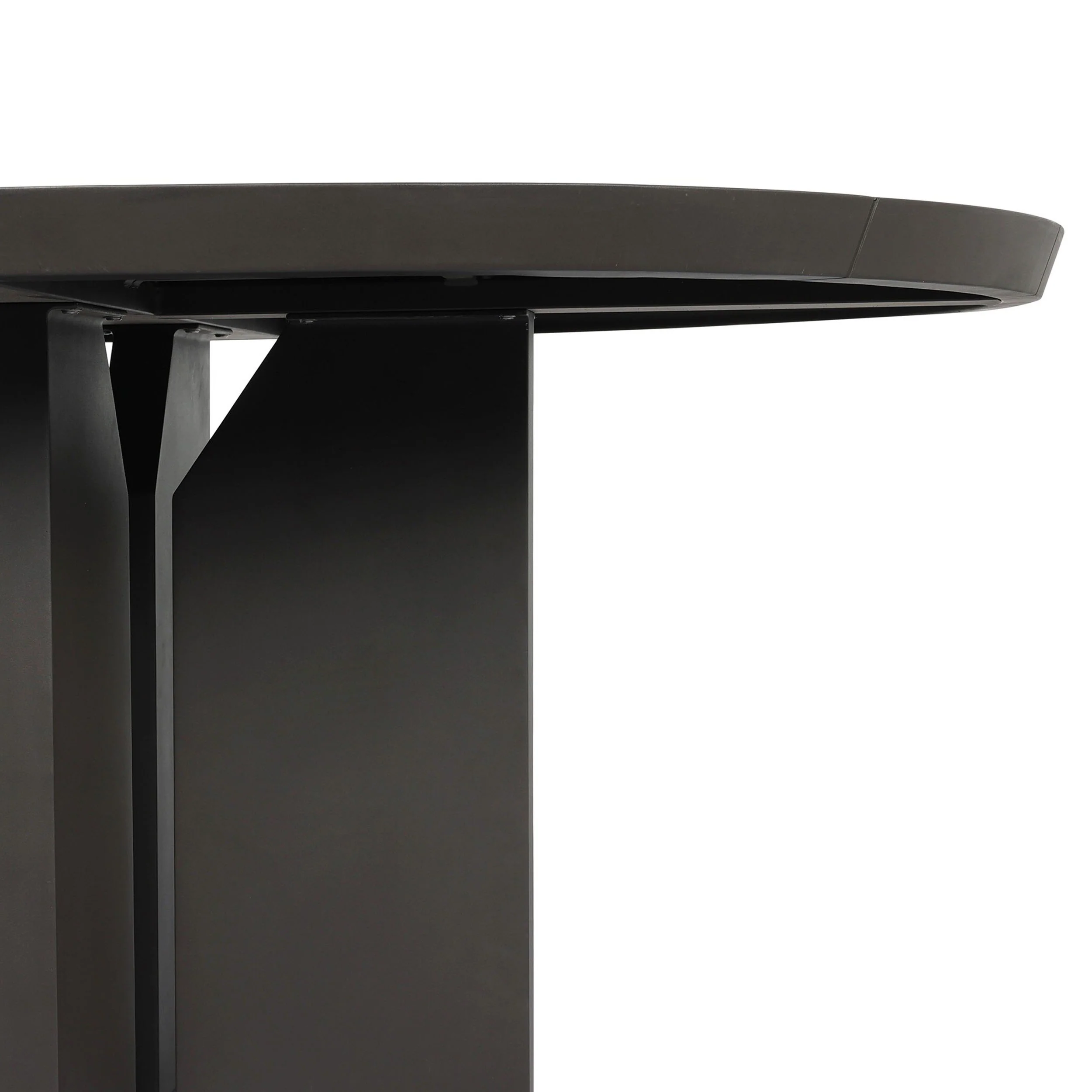 Ernest Outdoor Metal Dining Table, Bronze by Four Hands - Image 5