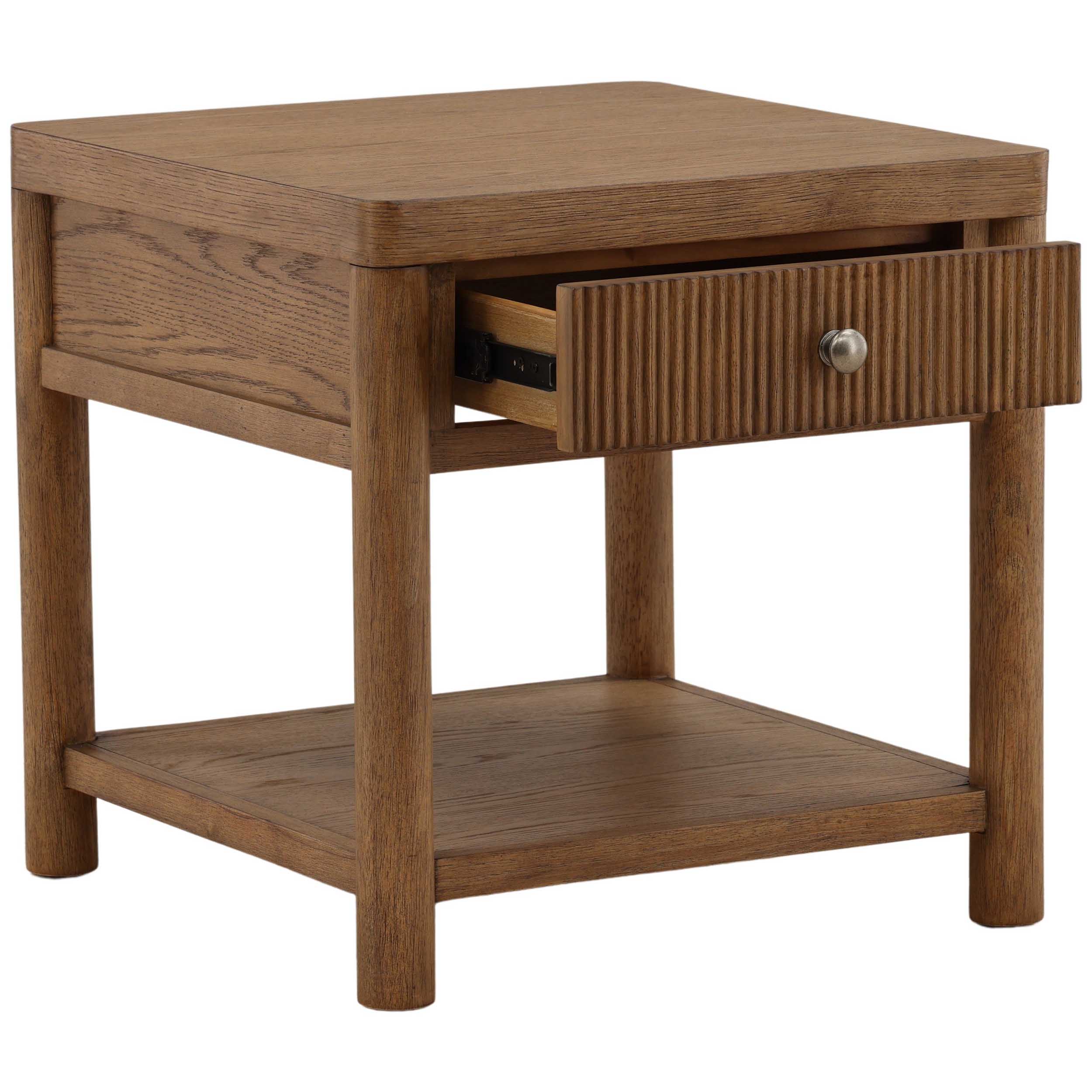 Estrada Side Table, Dark Brown - Image 5