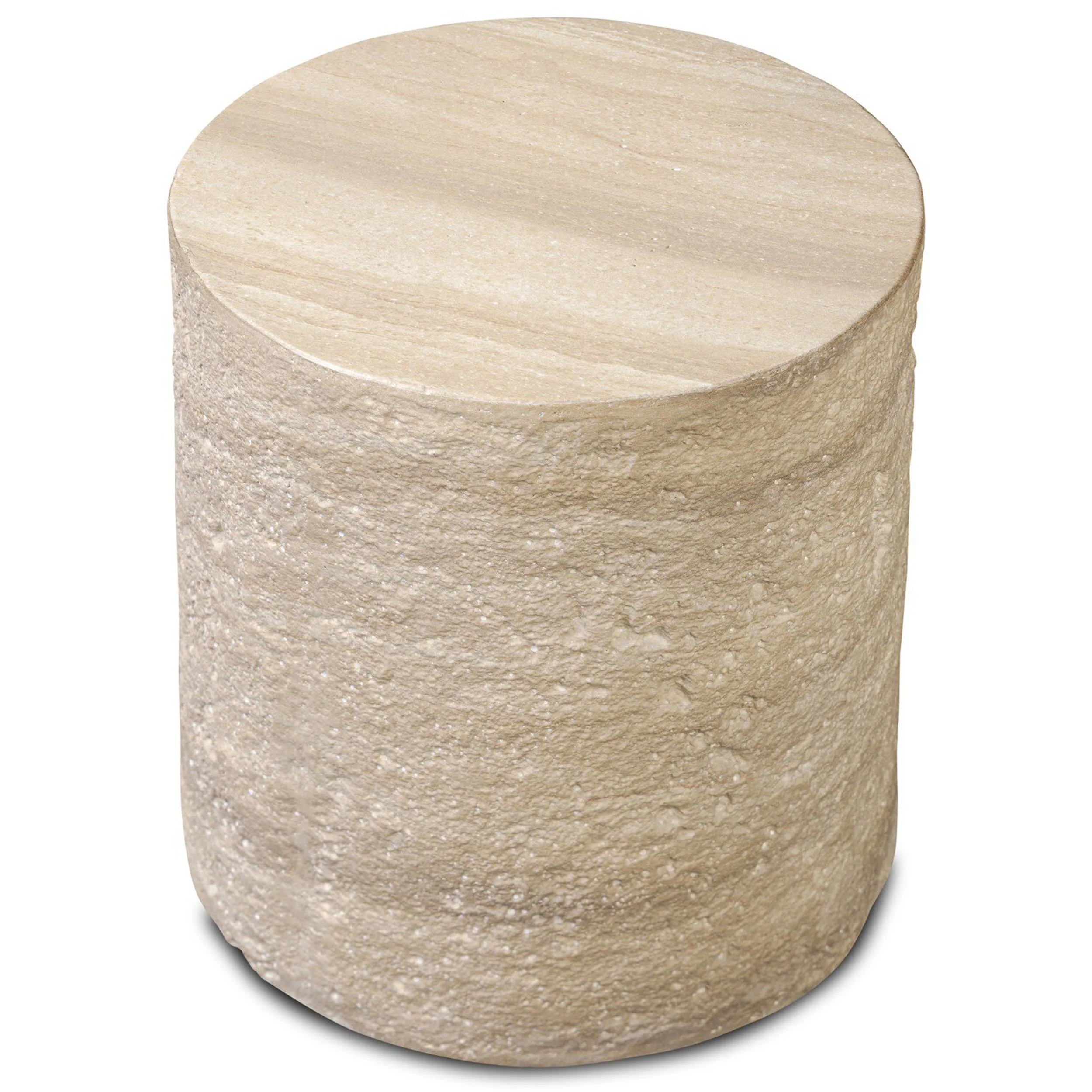 Ettis Outdoor End Table, Ivory by Amber Lewis x Four Hands - Image 2