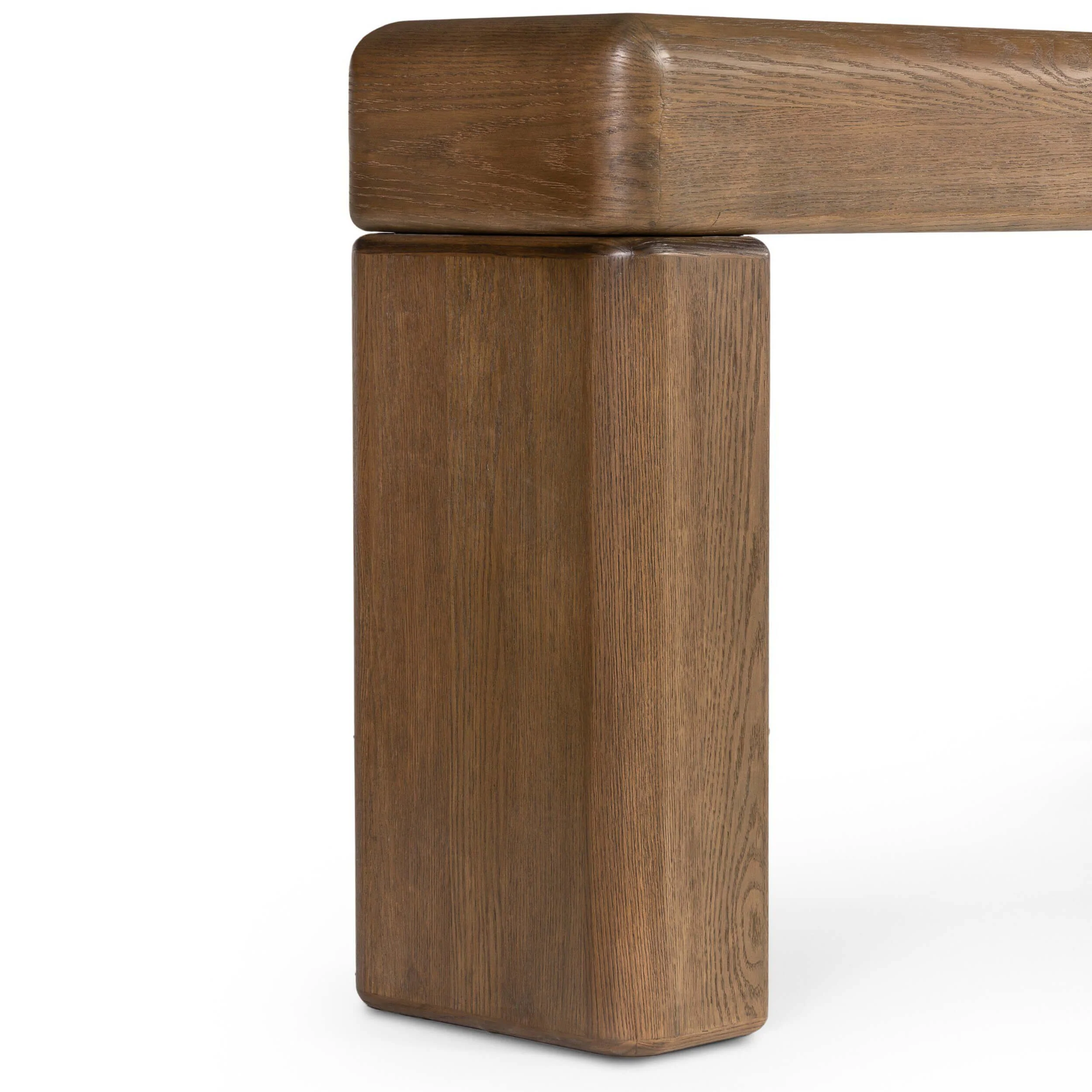Eva Console Table, Drifted Oak by Four Hands - Image 11