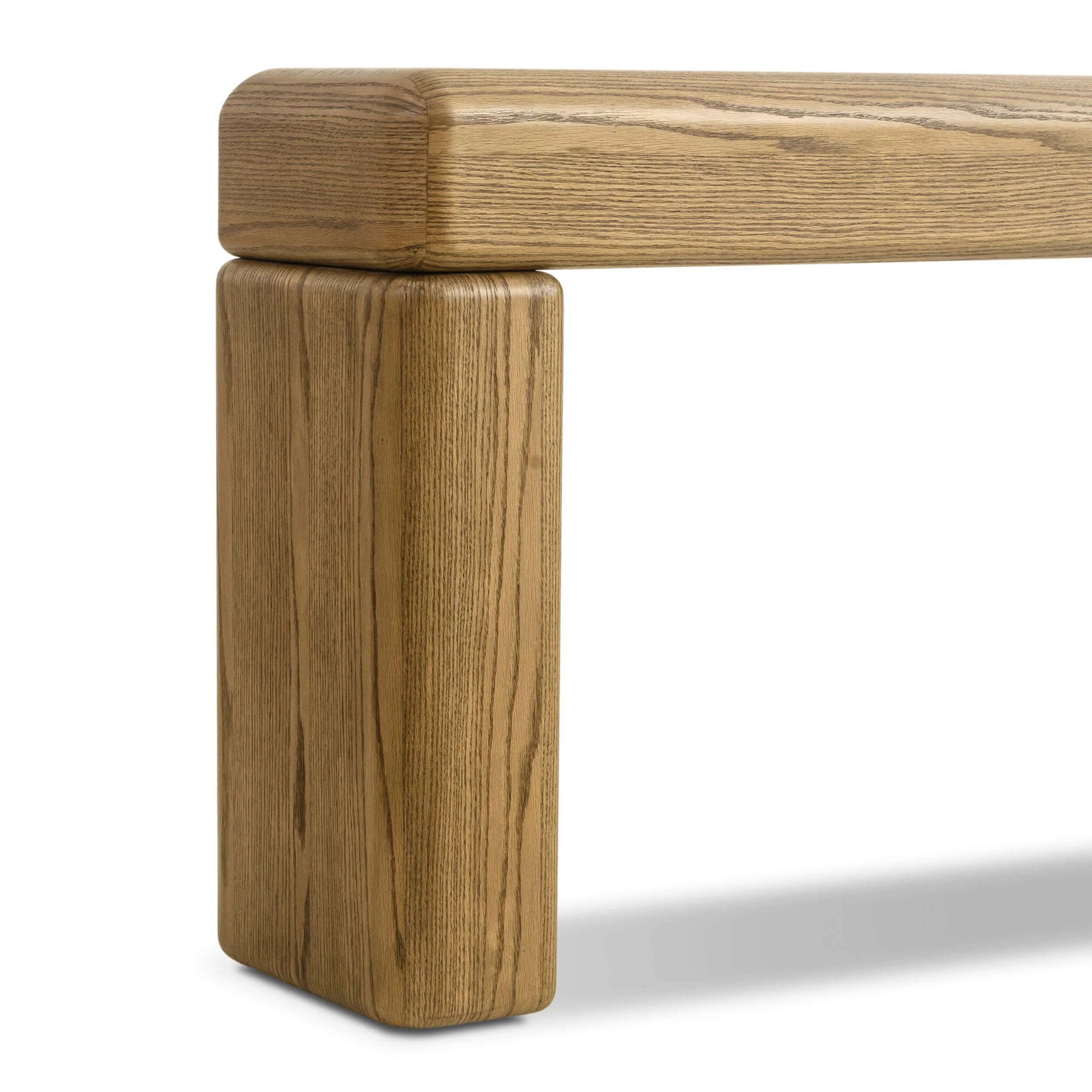 Eva Console Table, Drifted Oak by Four Hands - Image 6