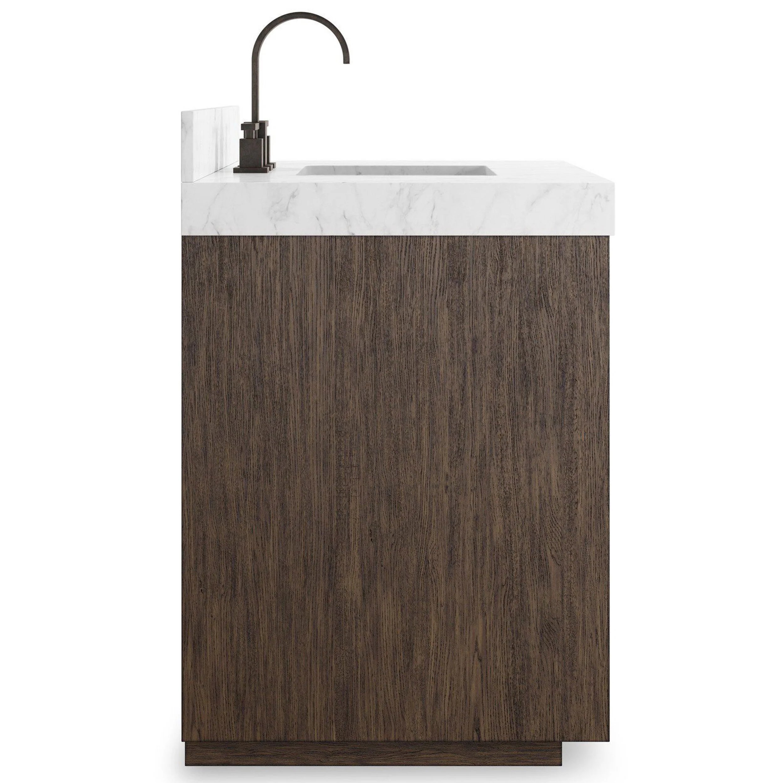 Everett Single Vanity, Satin Espresso by Four Hands - Image 3