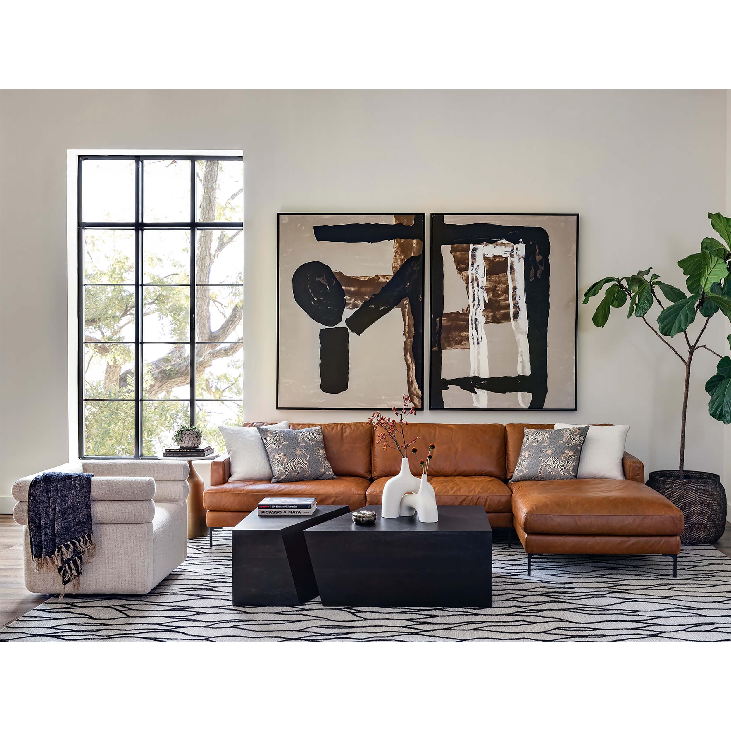 Evie Swivel Chair, Hampton Cream by Four Hands - Image 9