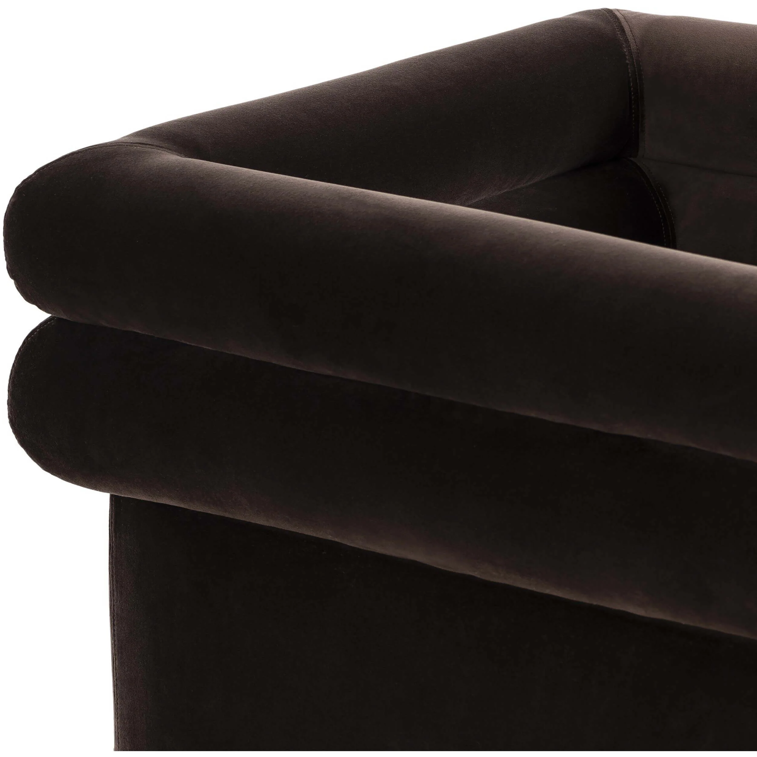 Evie Swivel Chair, Surrey Cocoa - Image 4