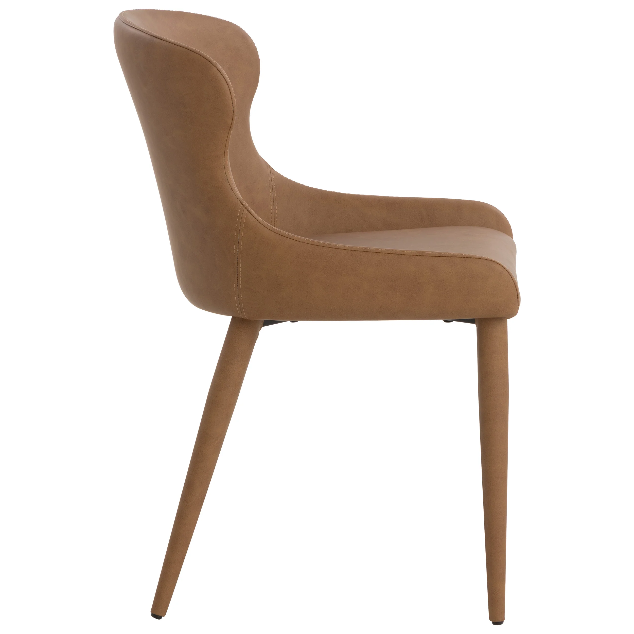 Evora Dining Chair, Miliken Cognac - Image 3