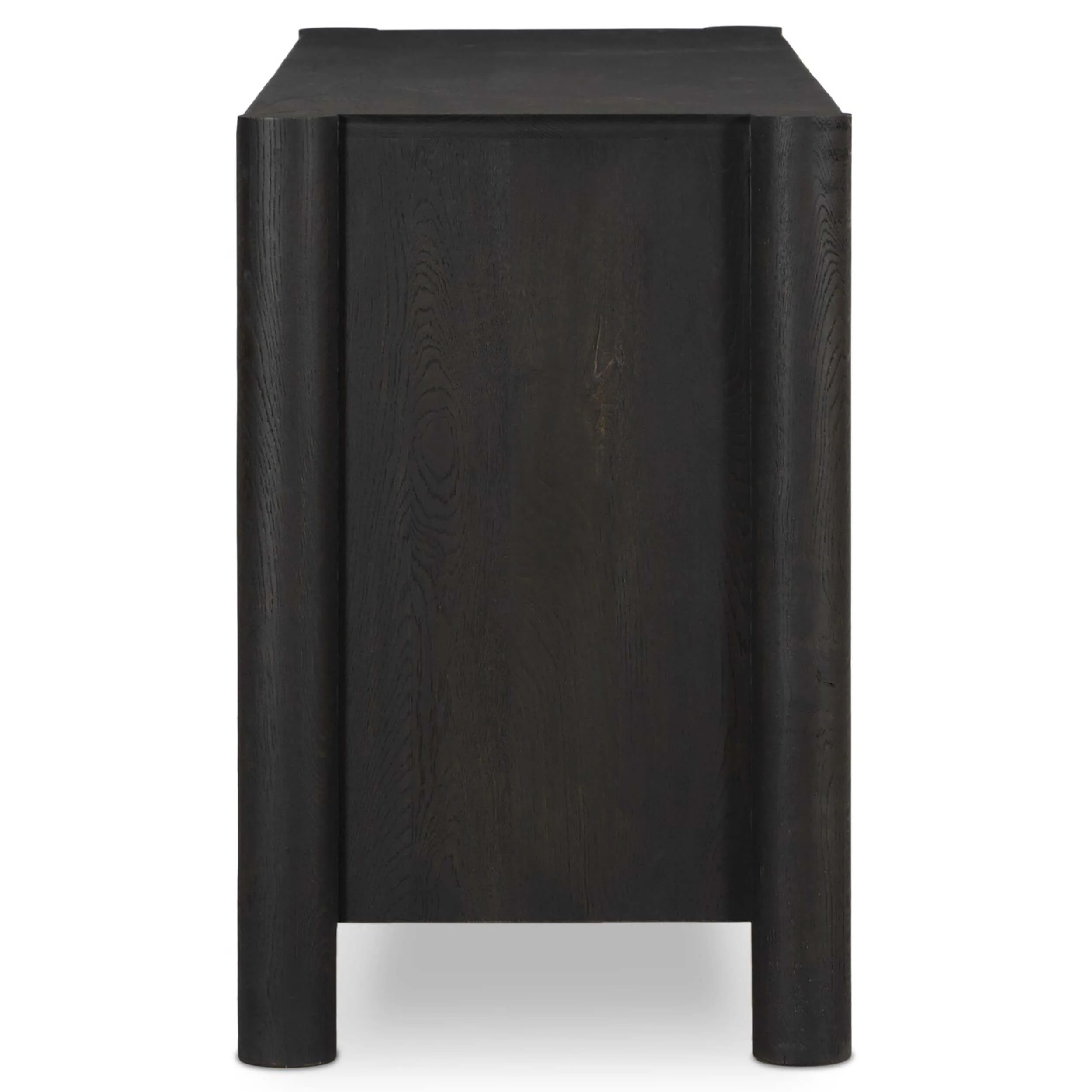 Ezri 6 Drawer Dresser, Carved Black by Four Hands - Image 3