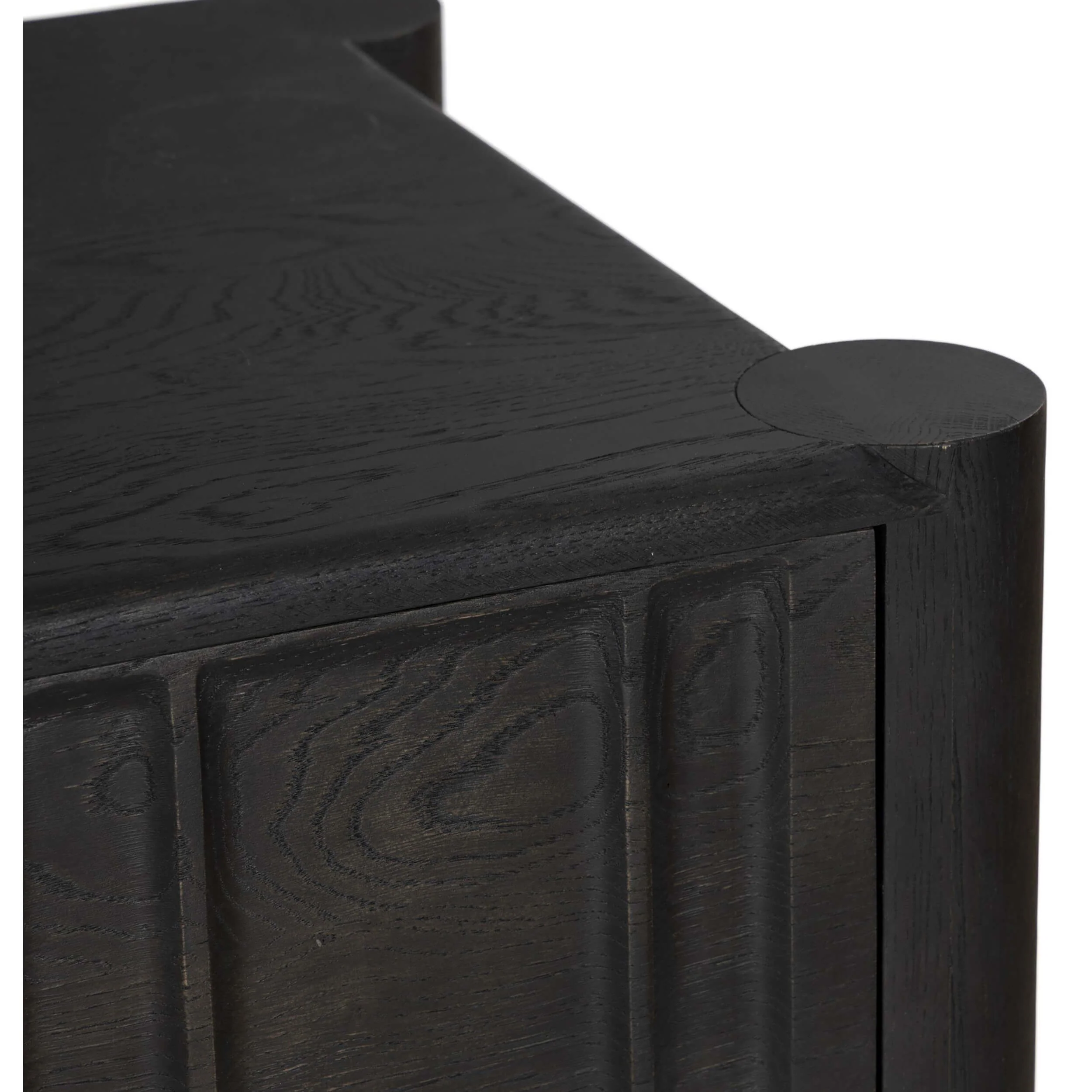 Ezri 6 Drawer Dresser, Carved Black by Four Hands - Image 5