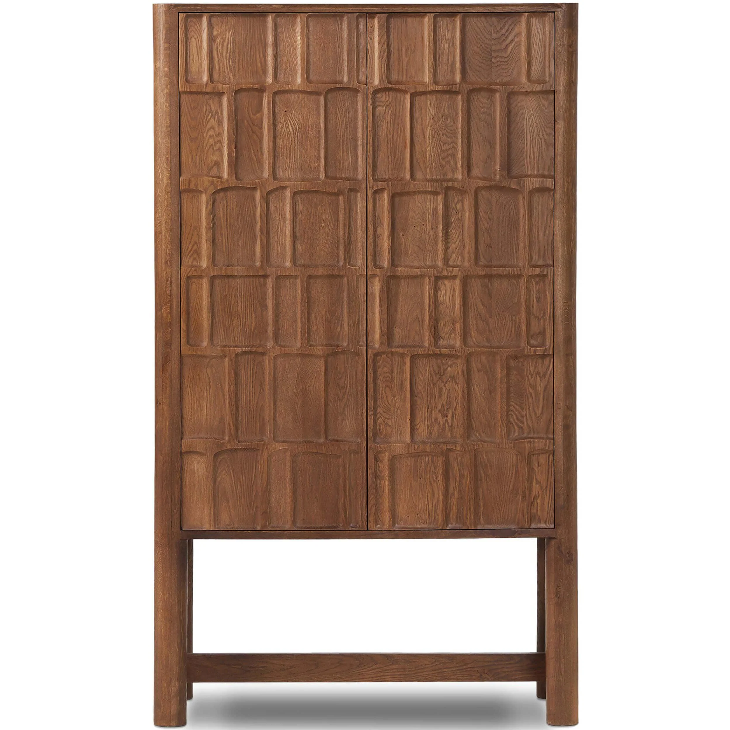 Ezri Cabinet, Cocoa Oak by Four Hands - Image 2