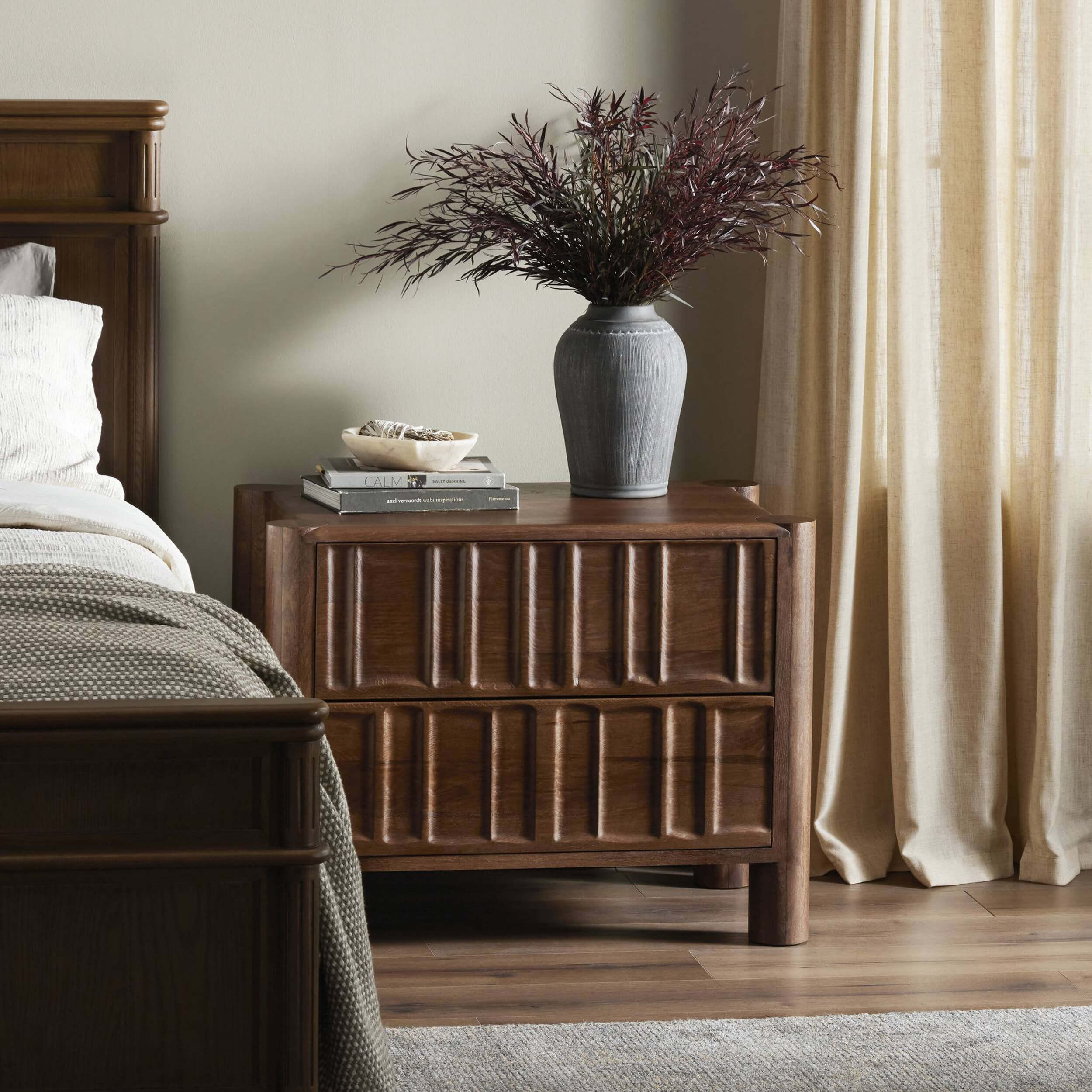 Ezri Nightstand, Cocoa by Four Hands - Image 6