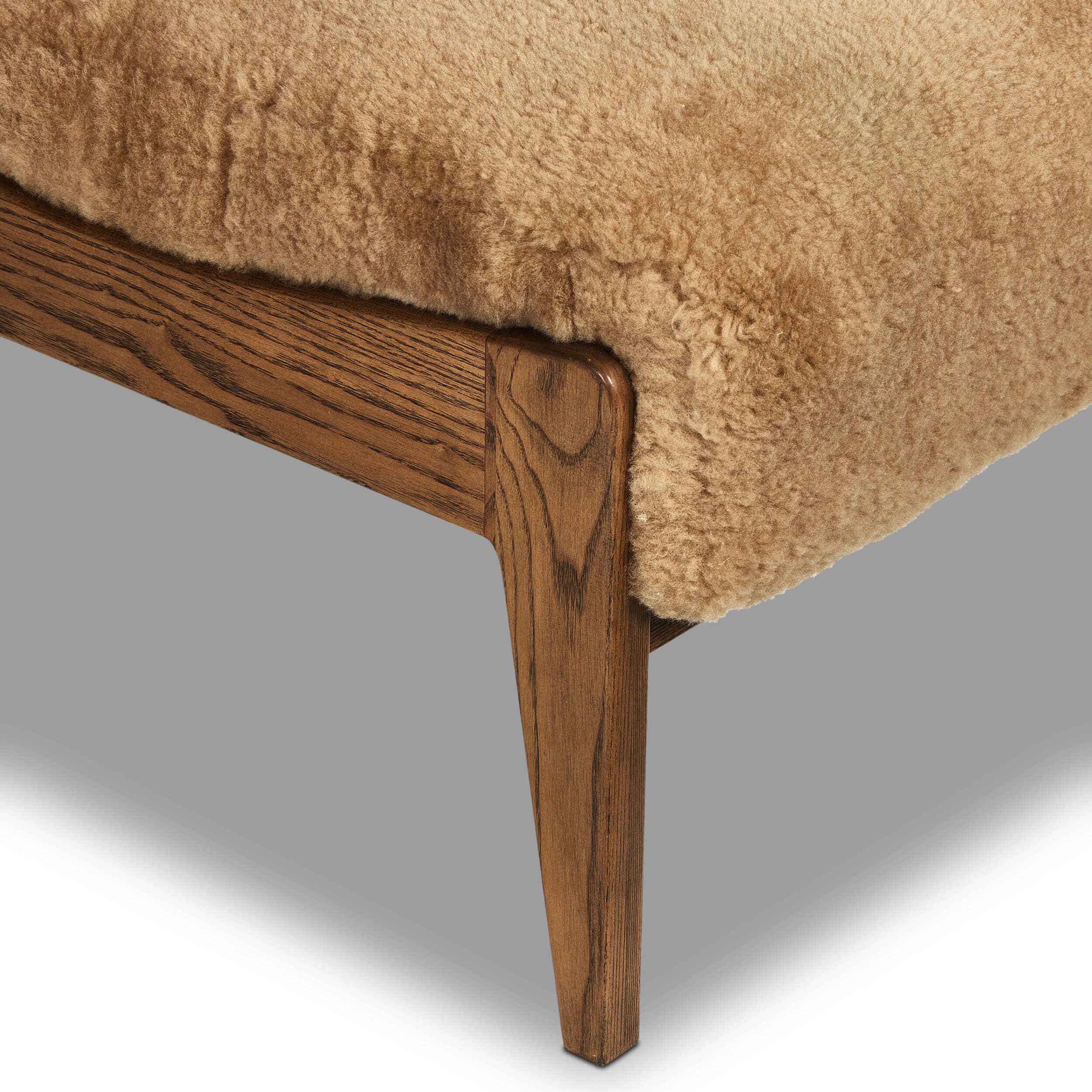 Fabian Chair, Desert Shearling by Four Hands - Image 6