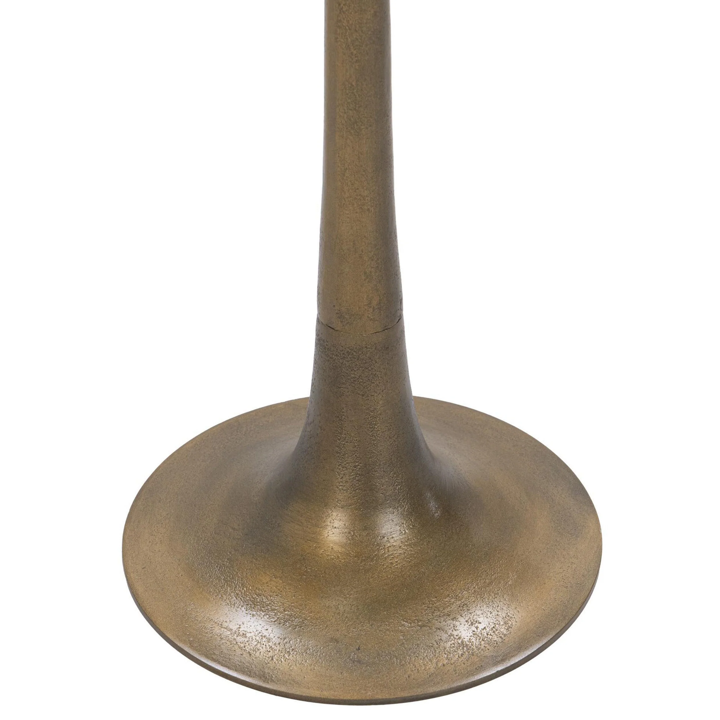 Fabiana Round Accent Table, Brass - Image 3