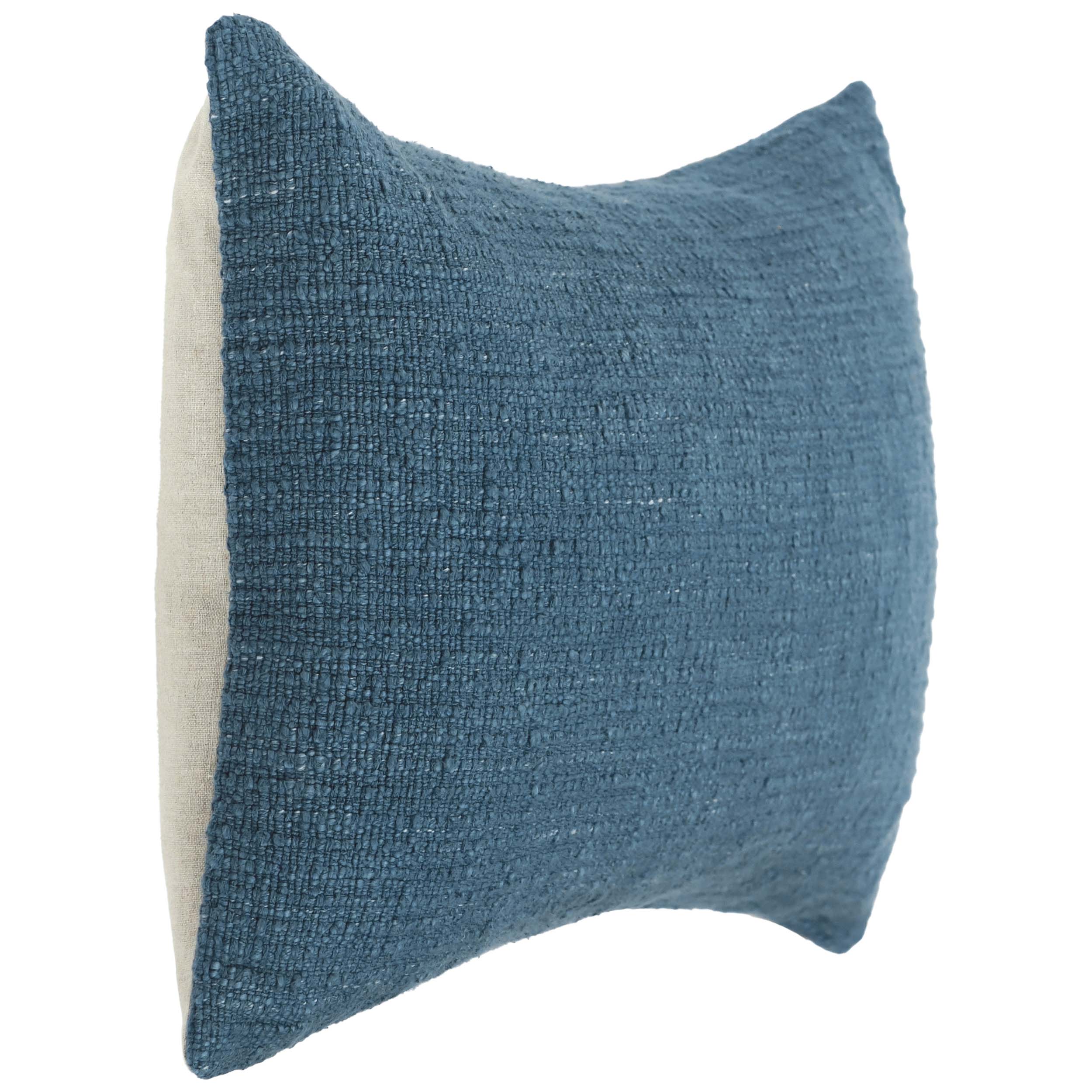 Fable Lumbar Pillow, Ocean Blue - Image 2