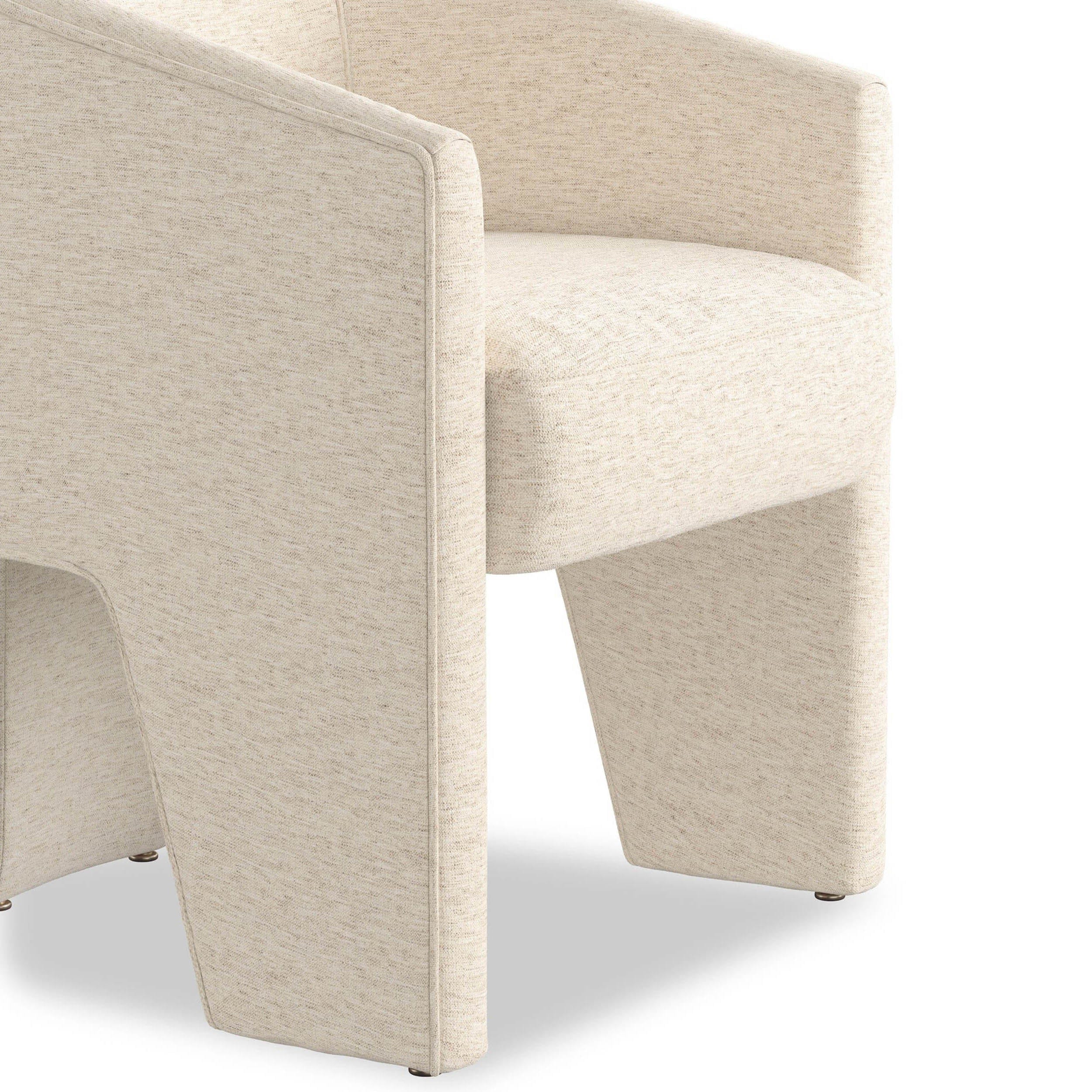 Fae Dining Chair, Nomad Snow, Set of 2 by Four Hands - Image 6