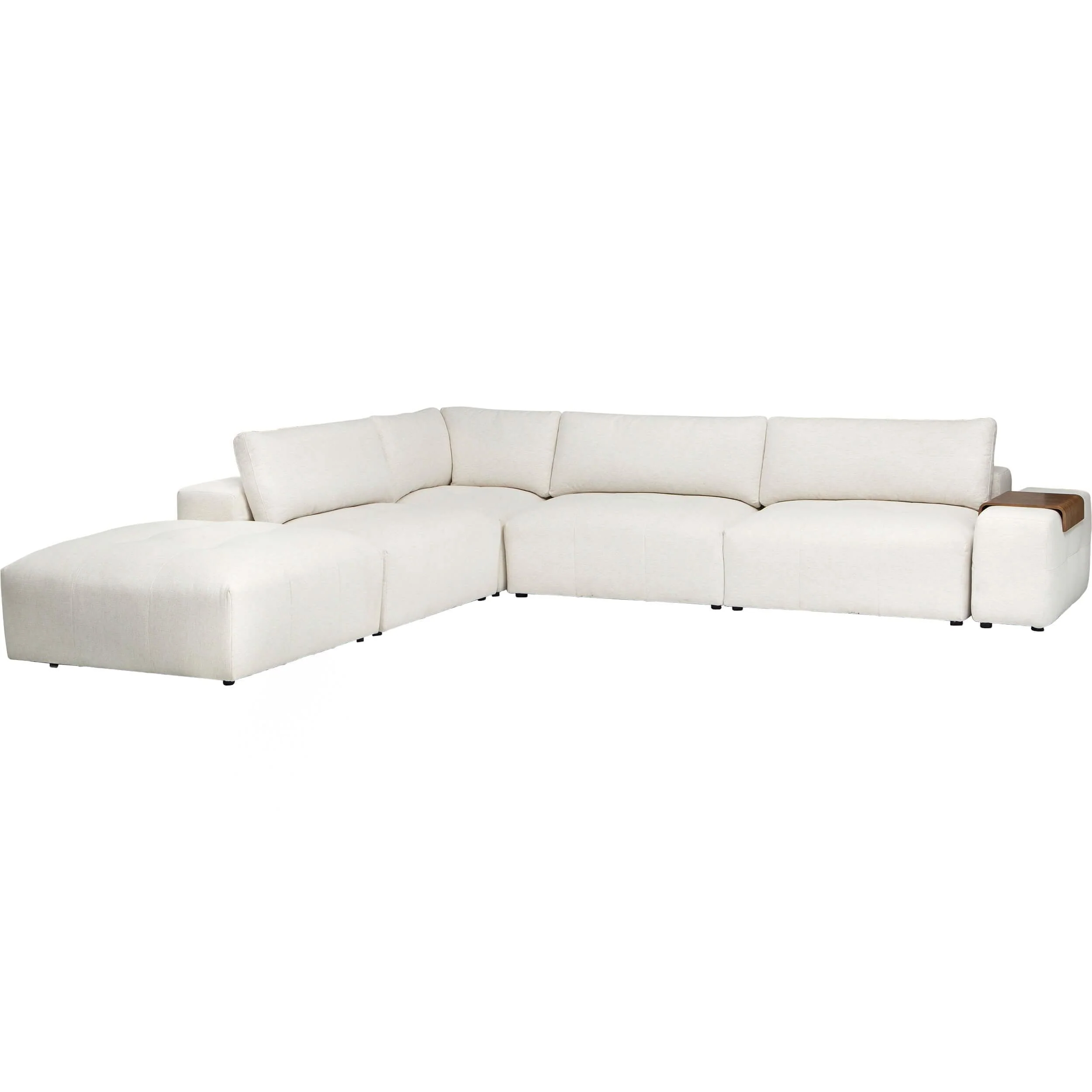 Farley Modular Sectional w/Ottoman, Nomad Snow