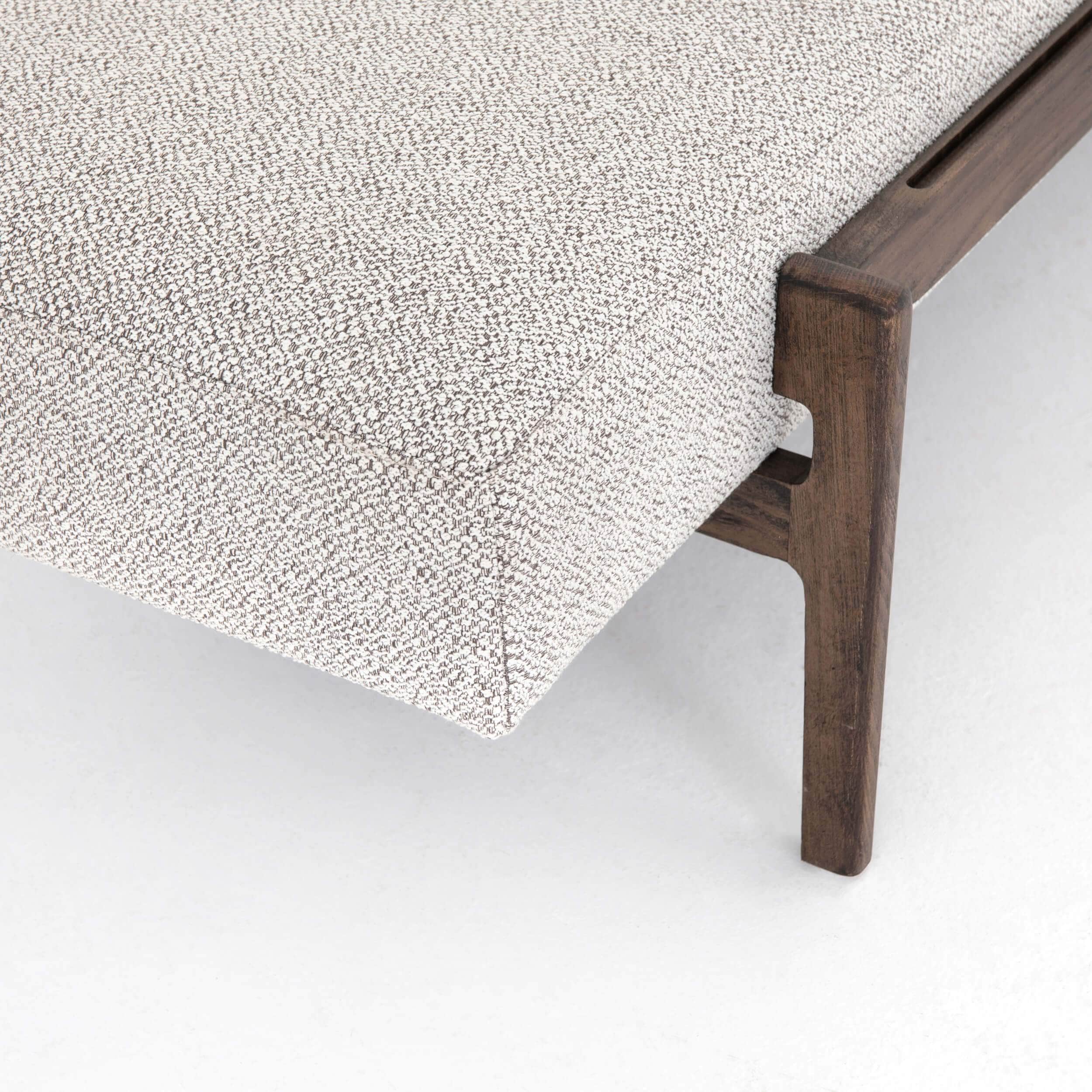 Fawkes Bench, Brunswick Pebble by Four Hands - Image 5