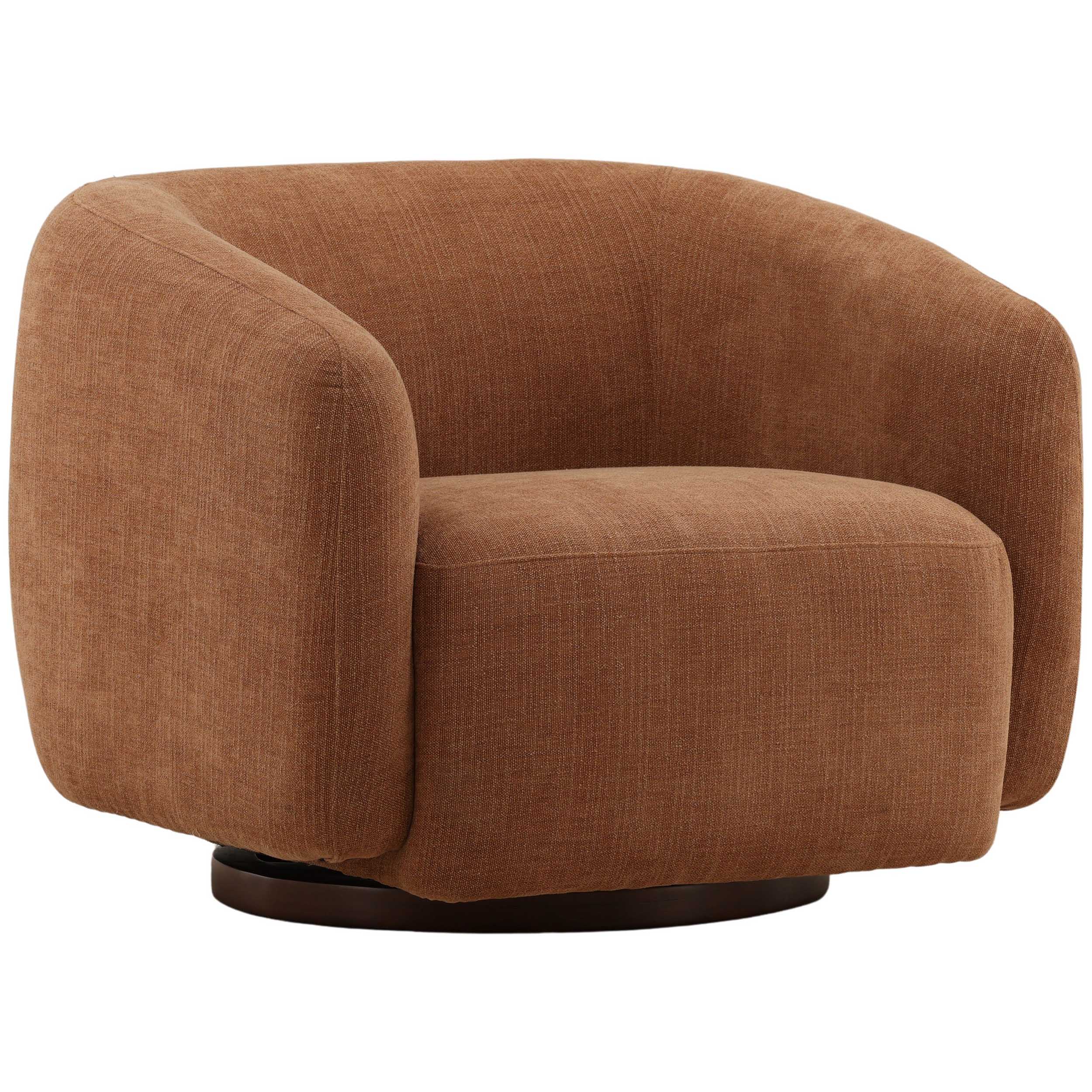 Fawn Swivel Chair, Sepulveda Rust