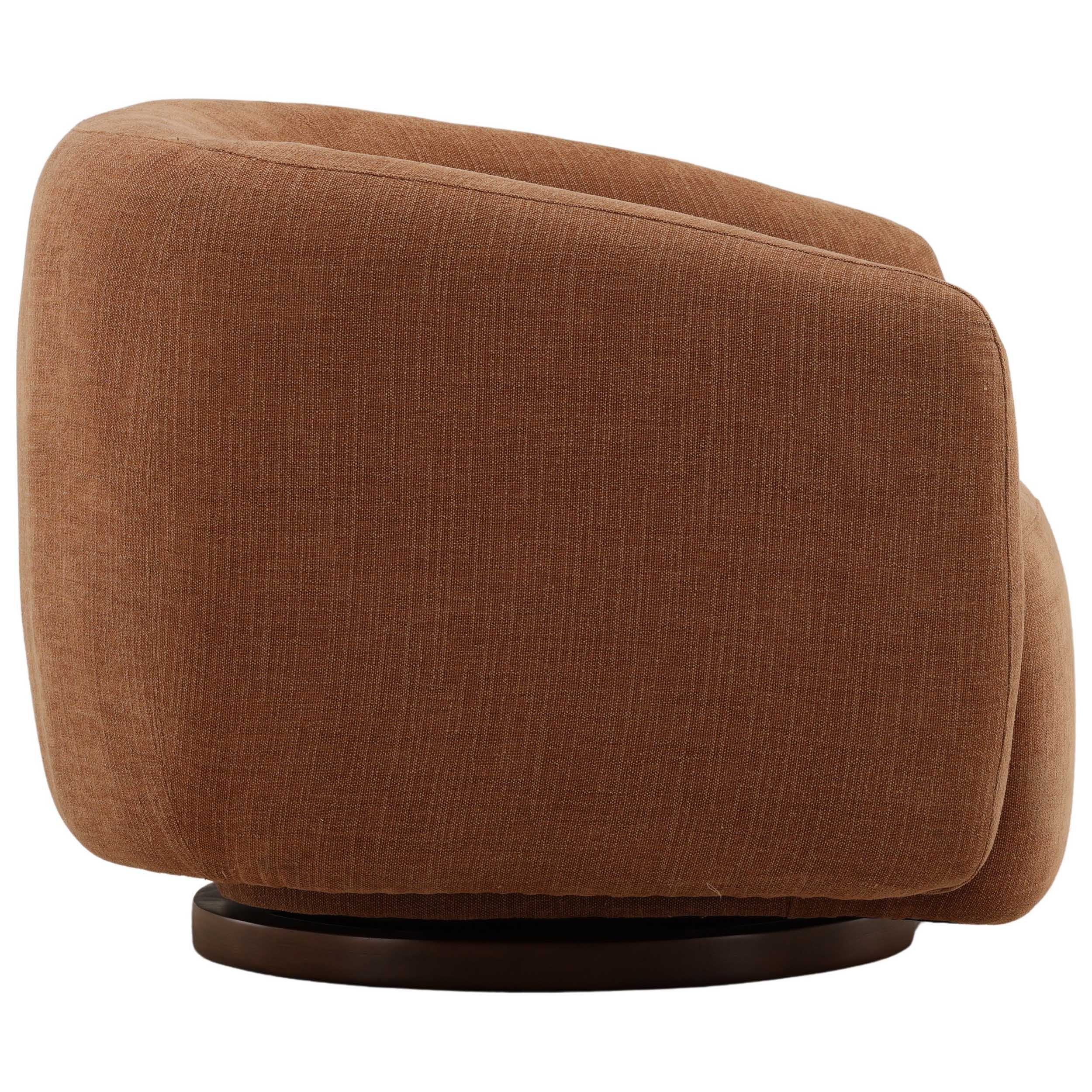 Fawn Swivel Chair, Sepulveda Rust - Image 3