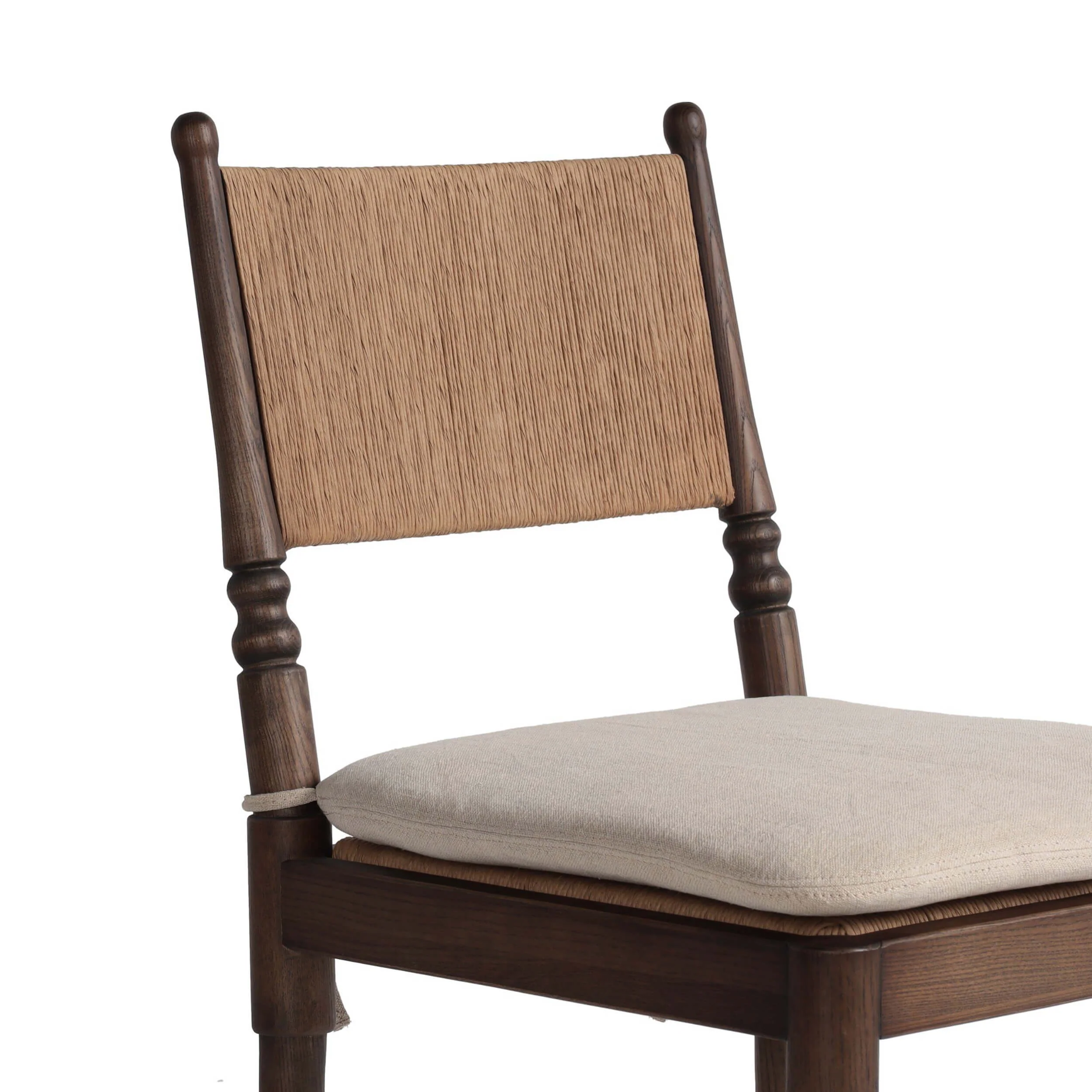 Fayth Bar & Counter Stool, Broadway Dune/Antique Walnut by Amber Lewis x Four Hands - Image 8