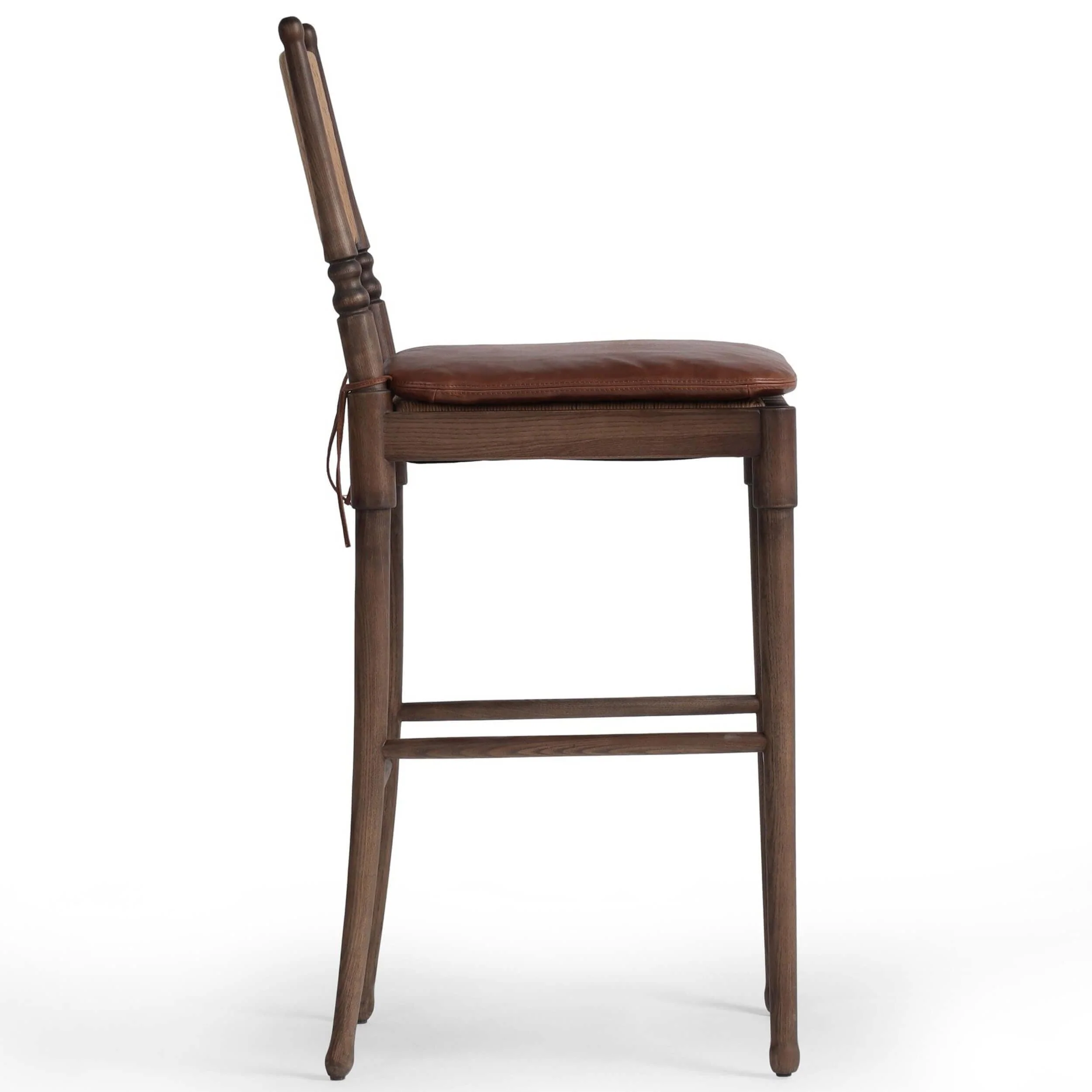 Fayth Bar & Counter Stool, Dulane Mahogany/Antique Walnut by Amber Lewis x Four Hands - Image 8