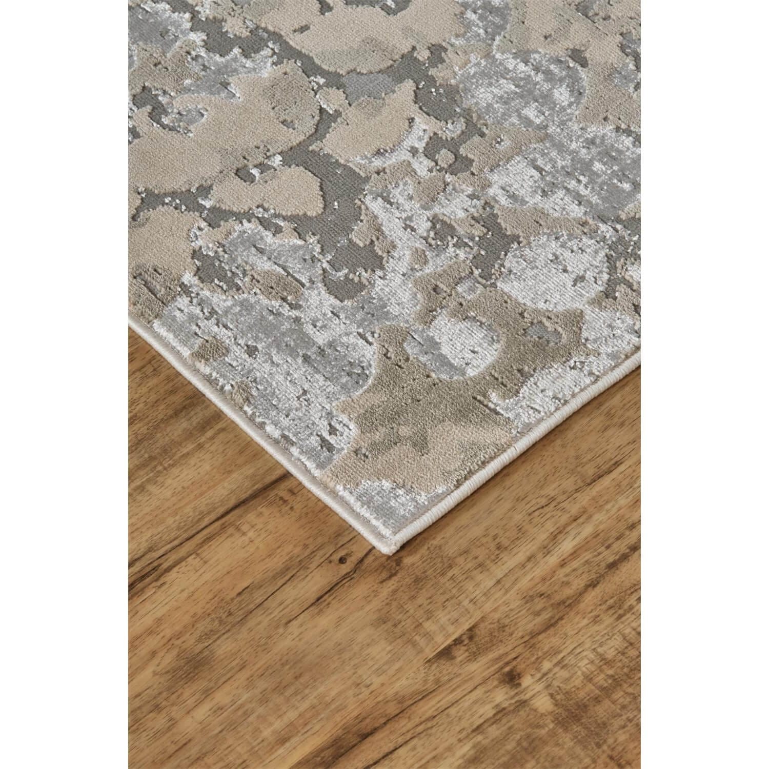 Feizy Rug Micah 3336F Silver/Gray - Image 3