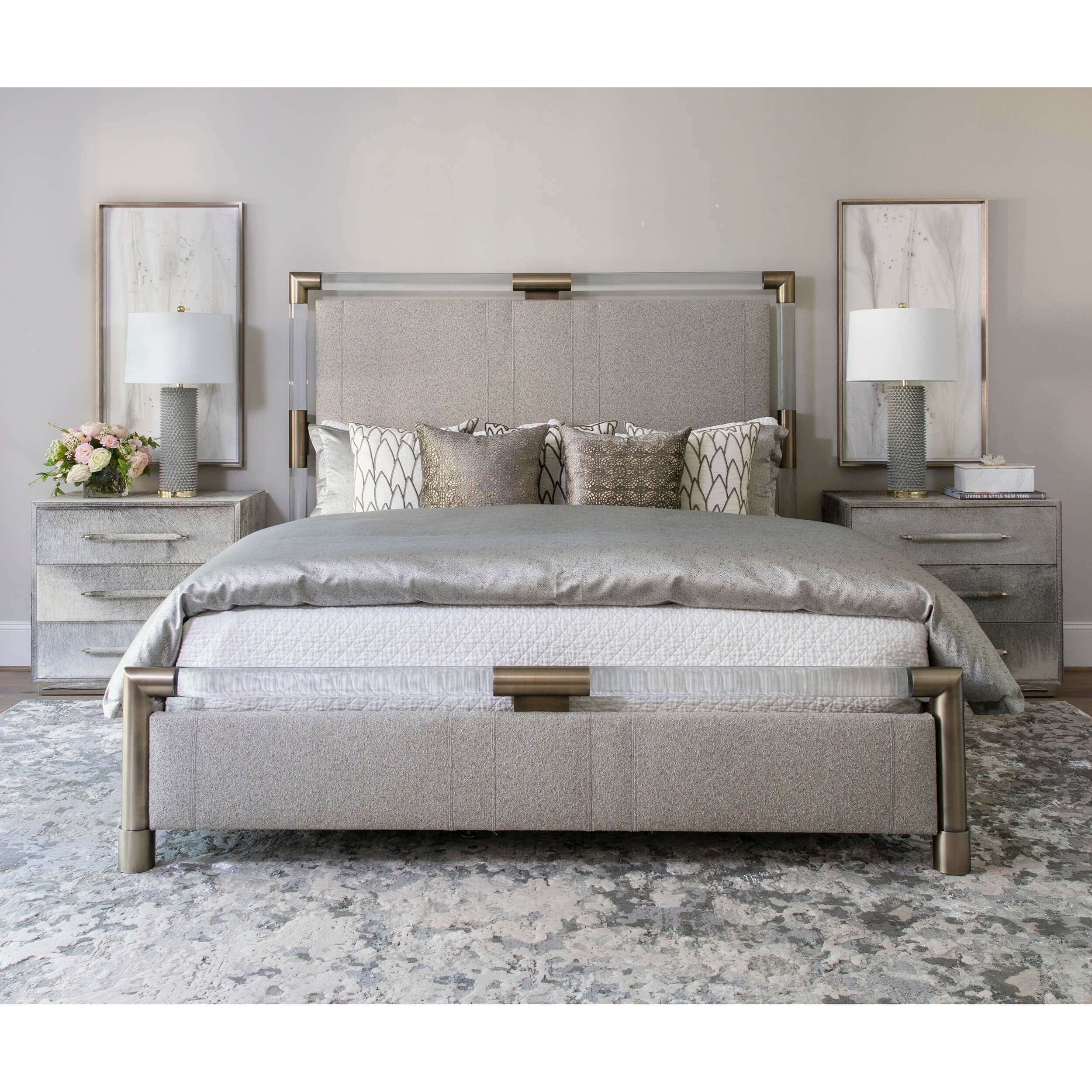 Feizy Rug Micah 3336F Silver/Gray - Image 9